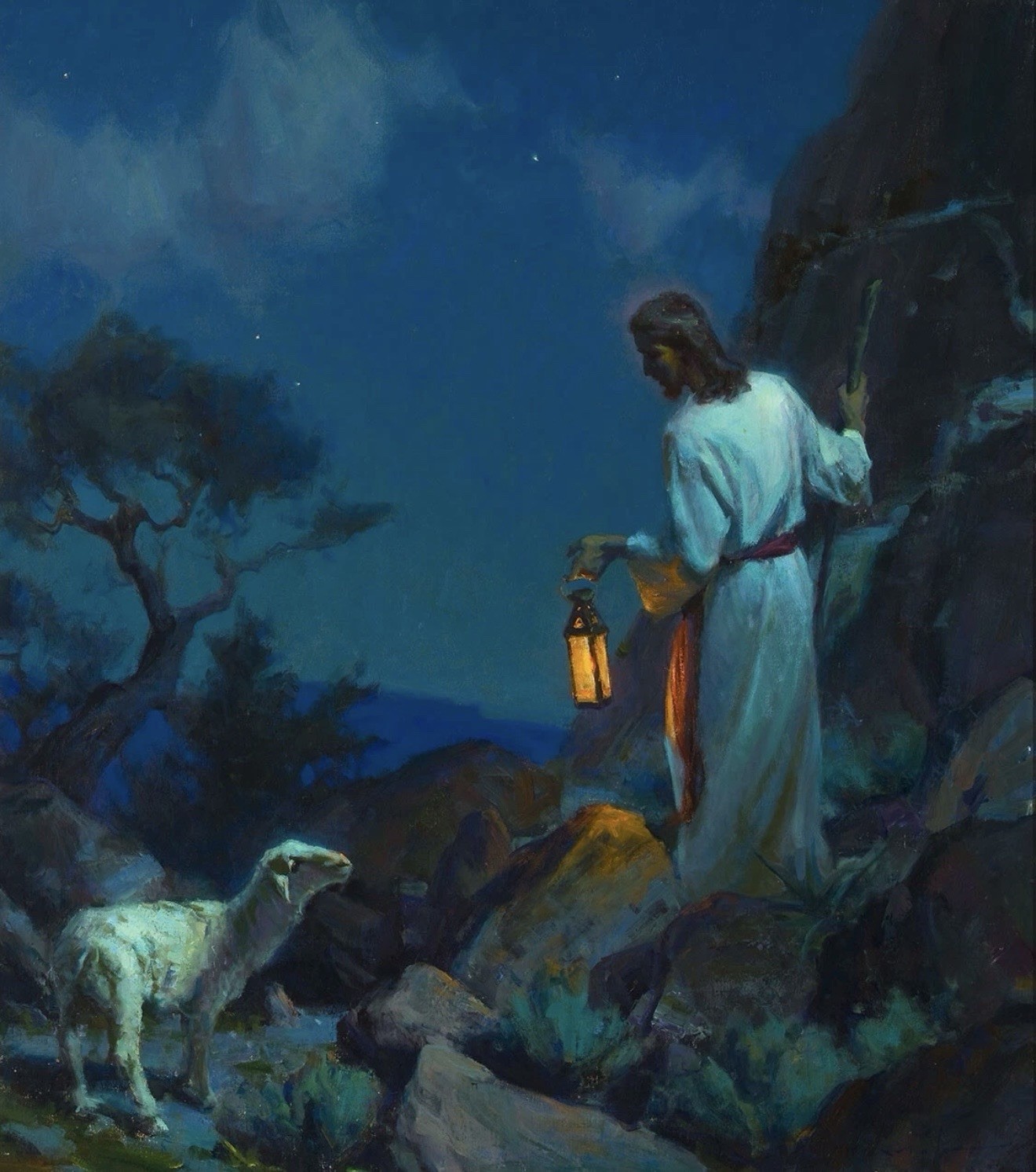 JESUS CHRIST IS THE LAMB OF GOD LOST SHEEP 8.5X11 PHOTO LORD FATHER SON POSTER
