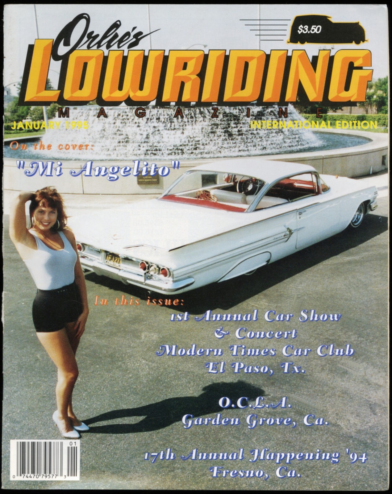 JANUARY 1995 ORLIE\'S LOWRIDING MAGAZINE INTERNATIONAL EDITION, FRESNO, EL PASO