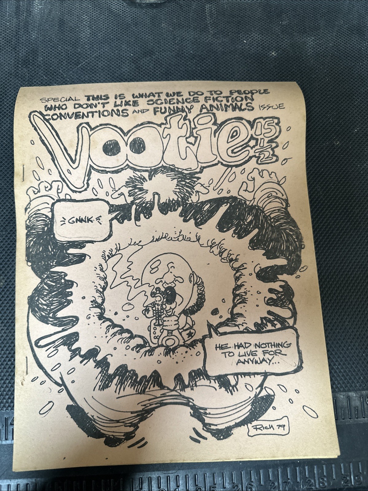 VOOTIE #5.5 (1979) Rare Underground Comix APA Fanzine Funny Animal Furry Art