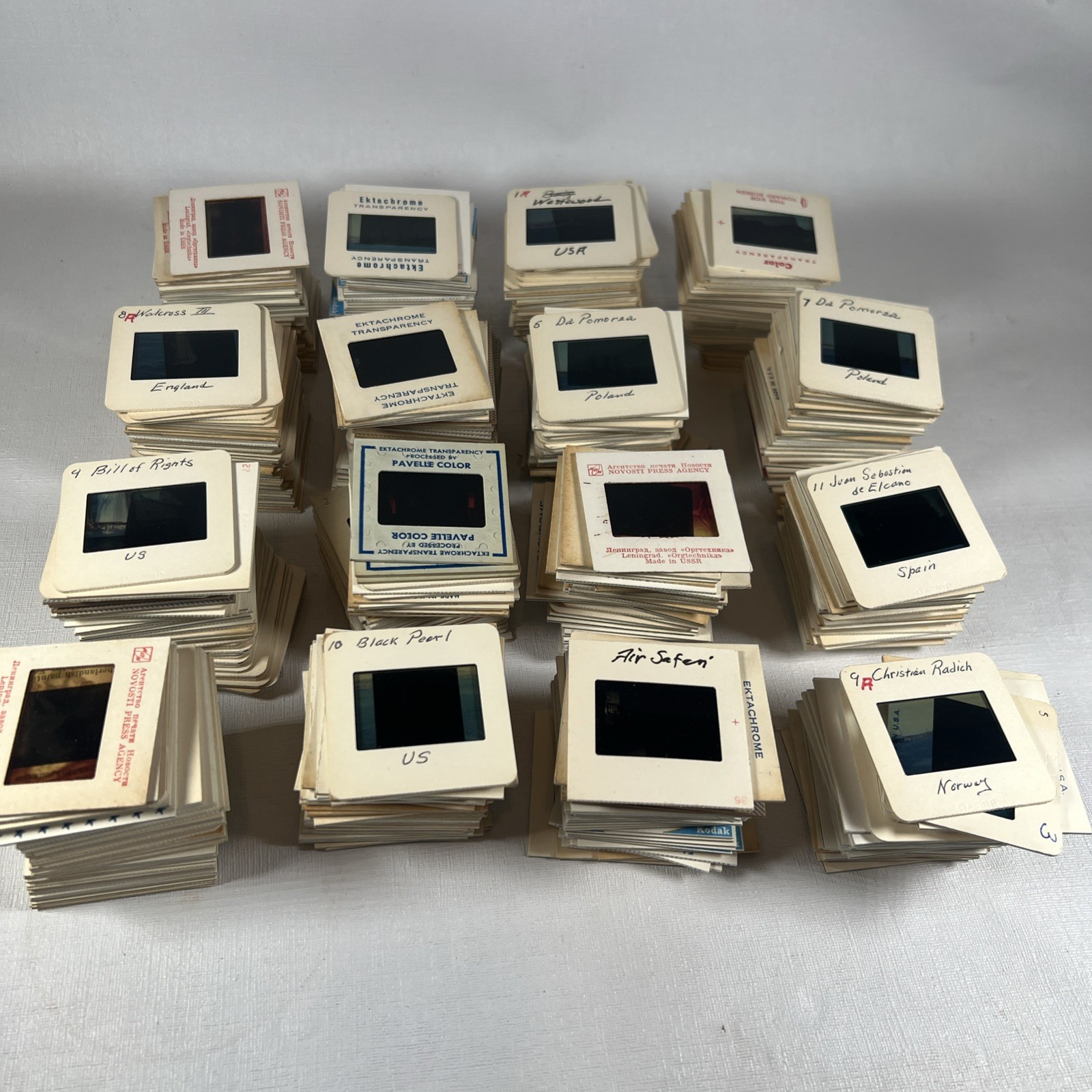 1960-1980s Lot of 641 Kodachrome 35mm Film Slide Photos Family, Home, Travel