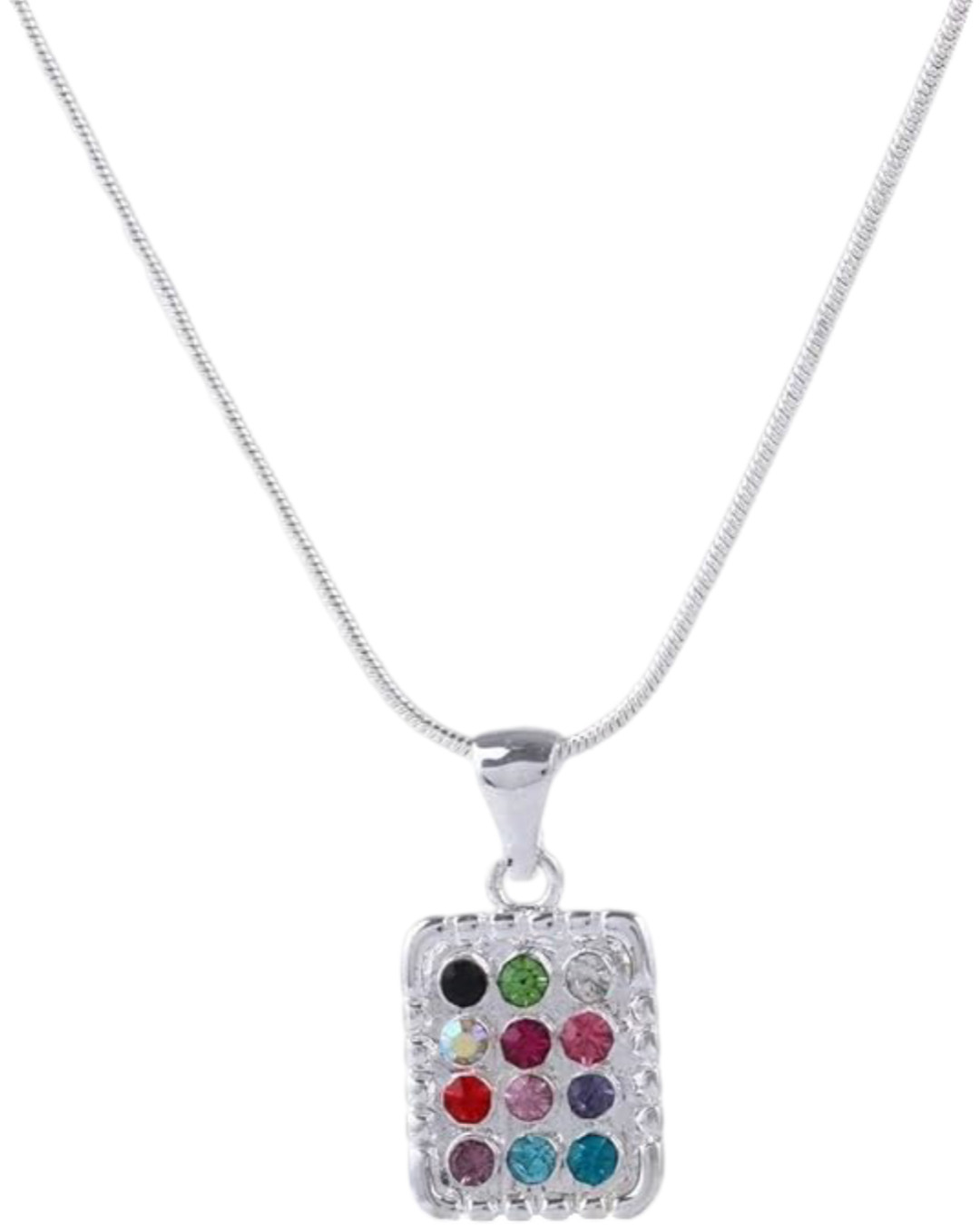 12 tribes children of Israel Ephod Hoshen Breastplate necklace with long chain