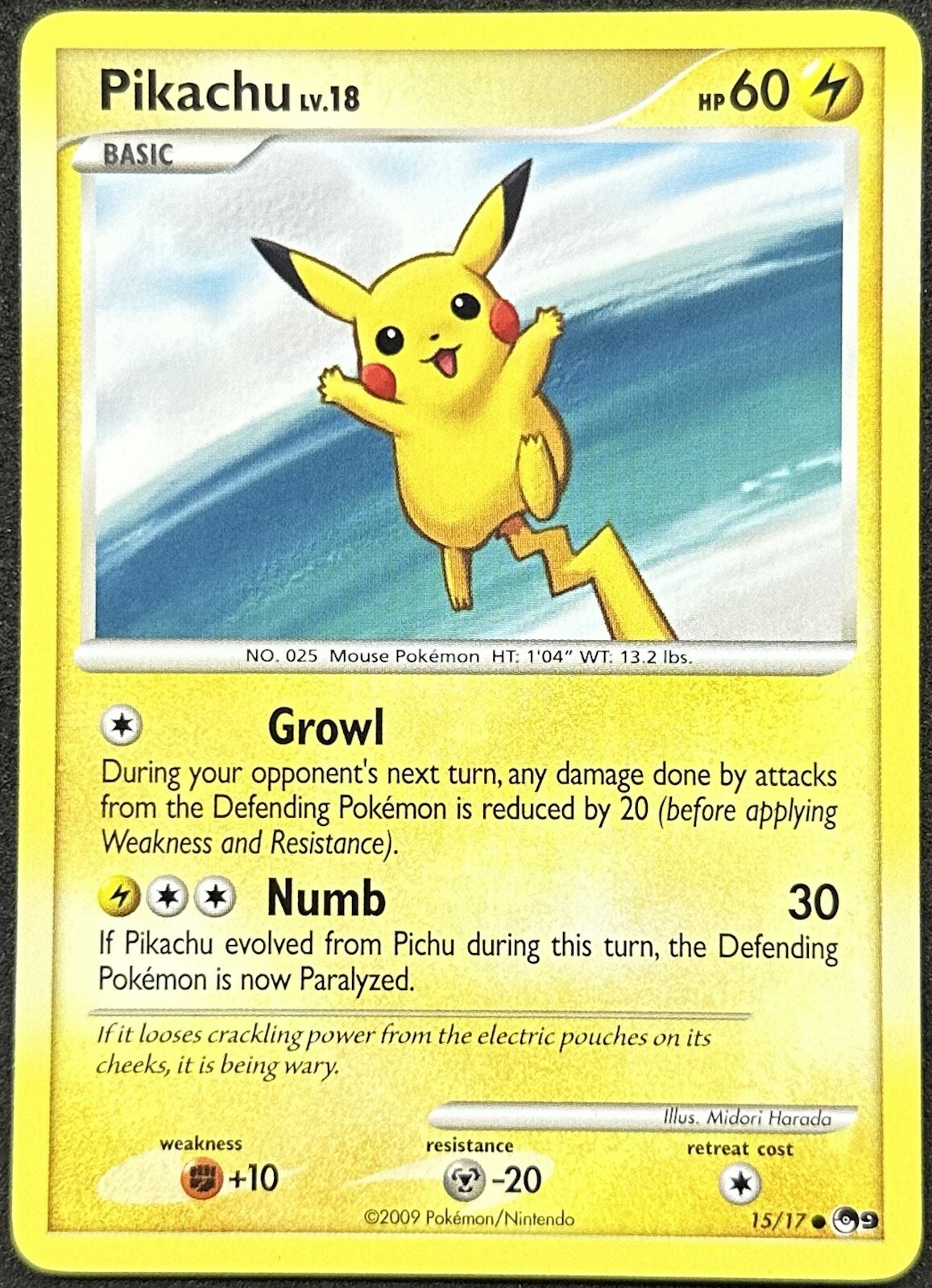 POKÉMON~PIKACHU~15/17~PROMO~POP SERIES 9~ENG~NM- POKÉMON~PIKACHU~15/17~PROMO~POP SERIES 9~ENG~NM-
