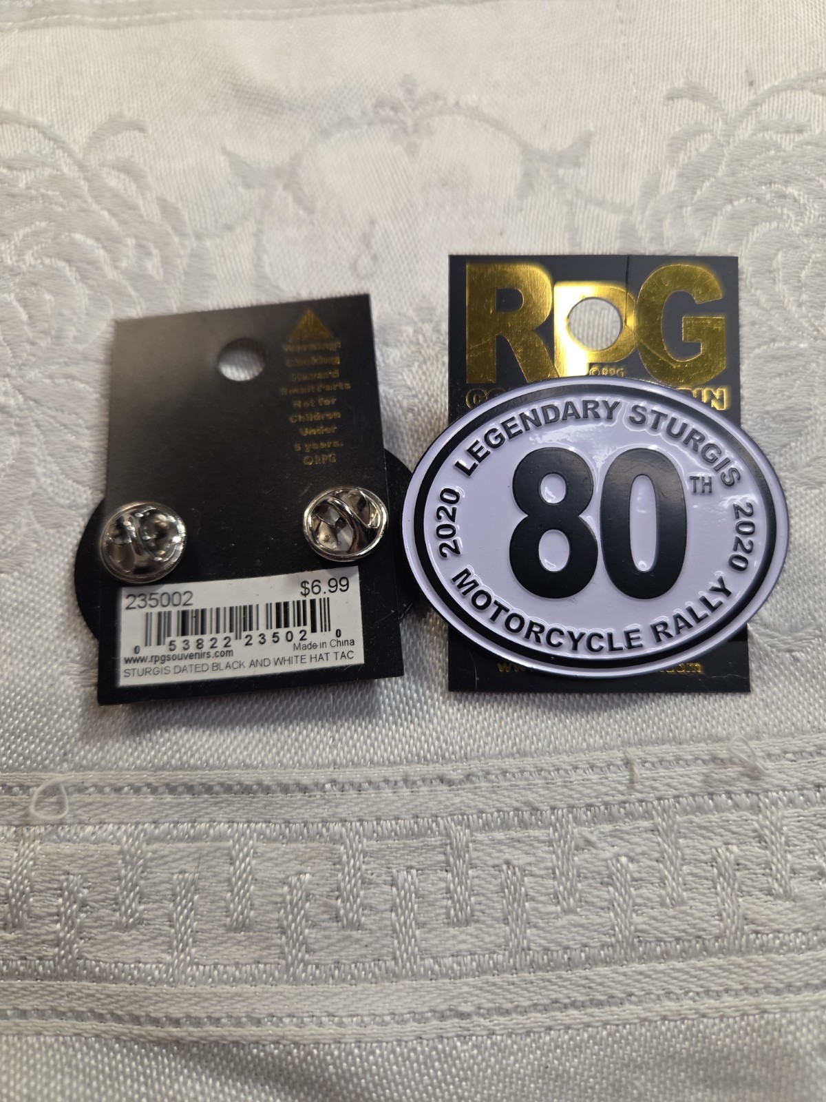 2020 Legendary Sturgis Pin 80th RPG Collectors Motorcycle Rally Club 235002 New