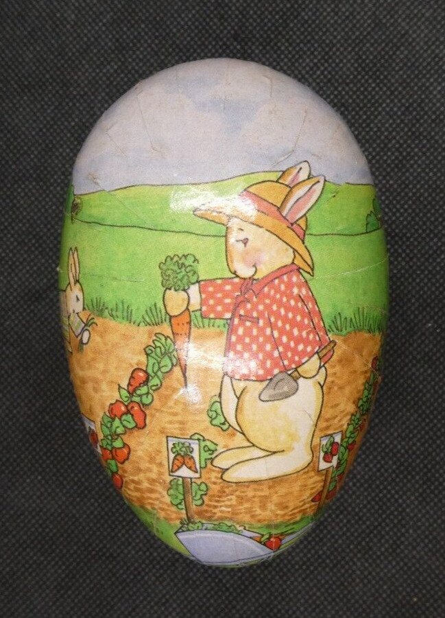 Vintage Cardboard Easter Egg Container - Made Western Germany