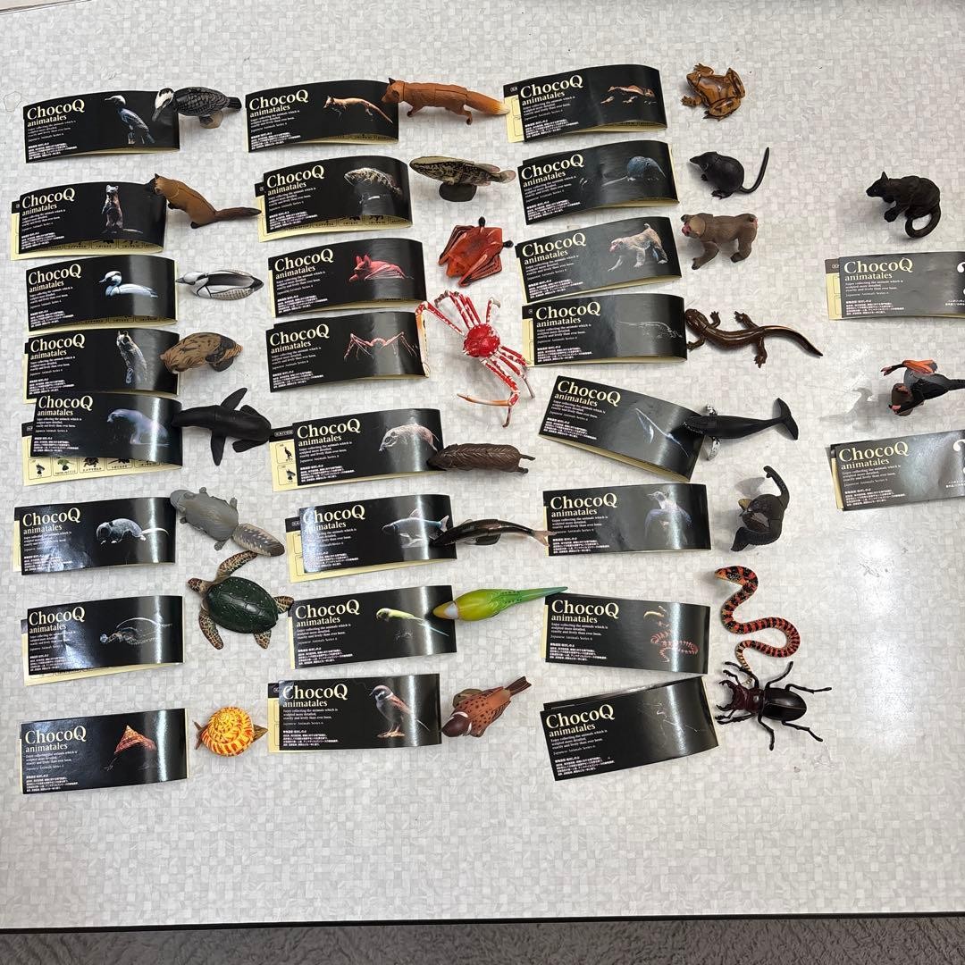 Kaiyodo ChocoQ Animatales Japan Animals Complete Set 24pcs 13+