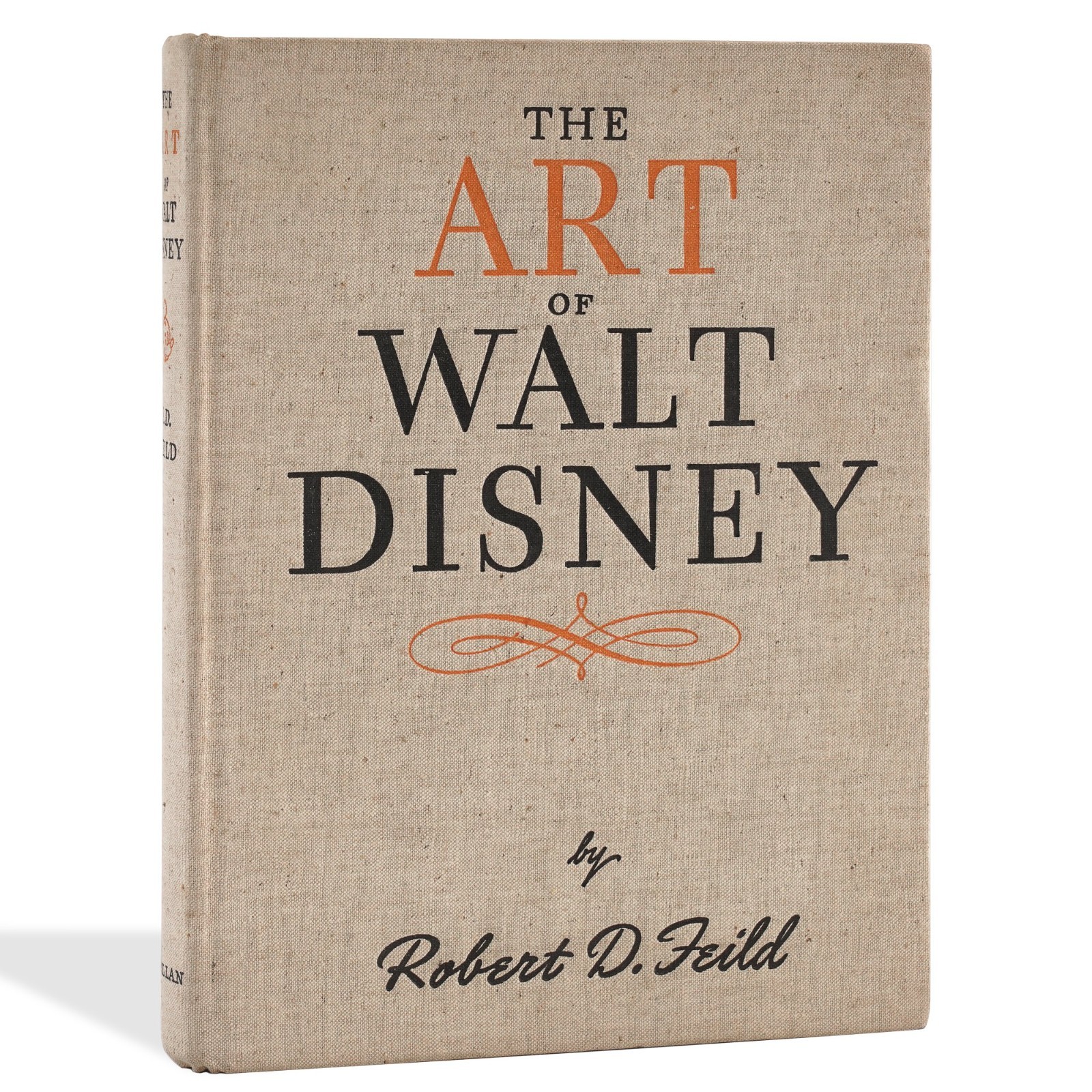 Walt Disney Signed The Art of Walt Disney Hardcover Book w/ COA