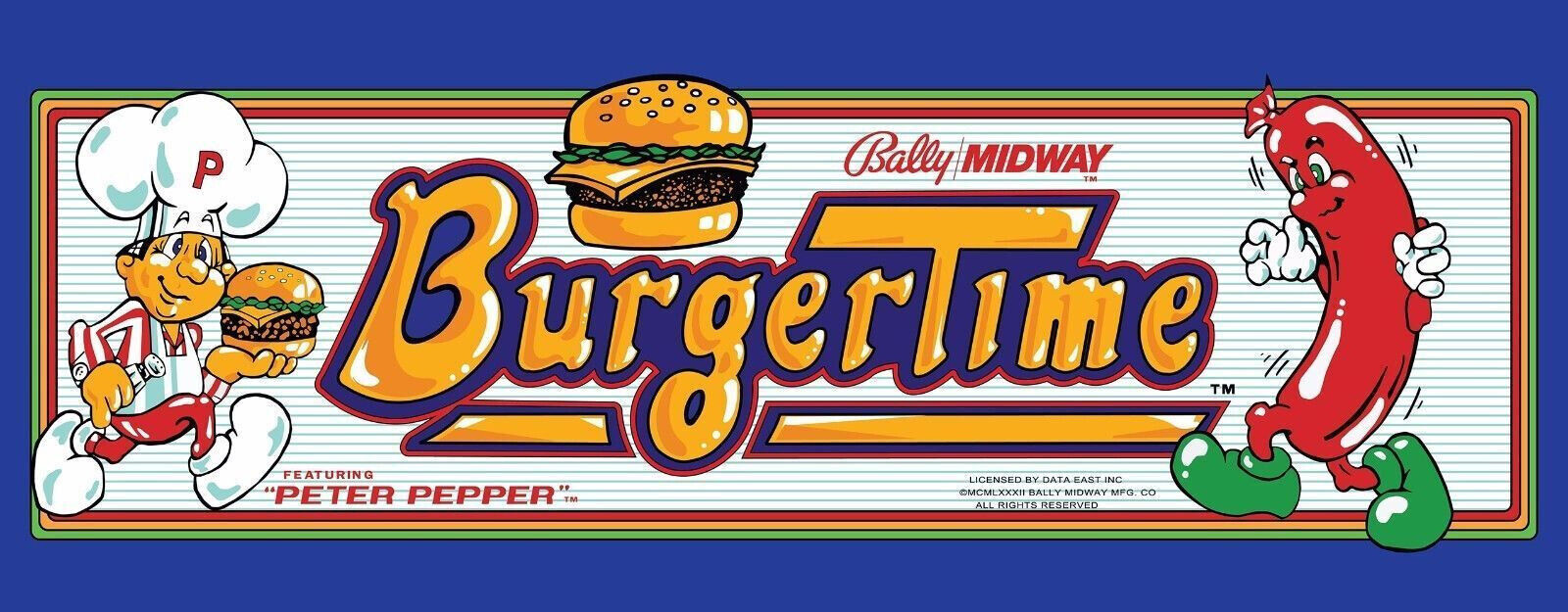 Burger Time Arcade Marquee/Sign (26\
