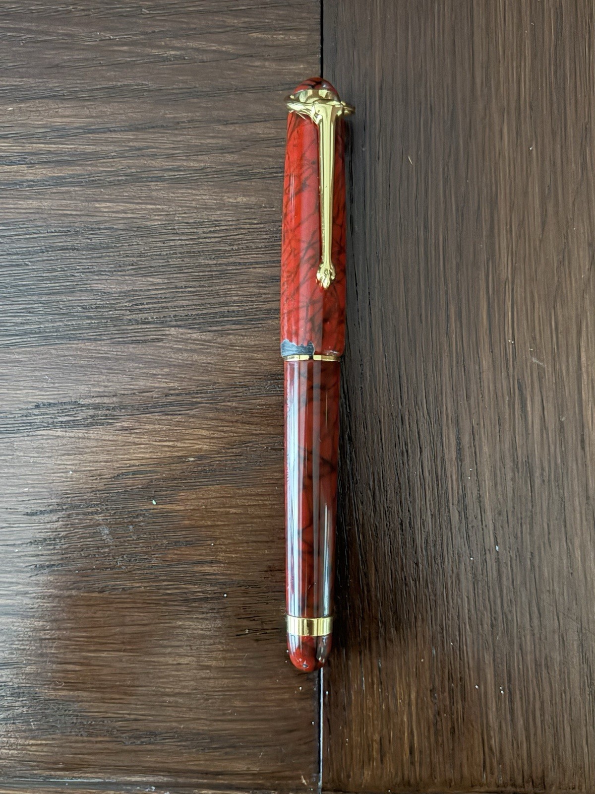 Vintage Gucci Rollerball Pen Made Italy  Gold Plated Clip Blem
