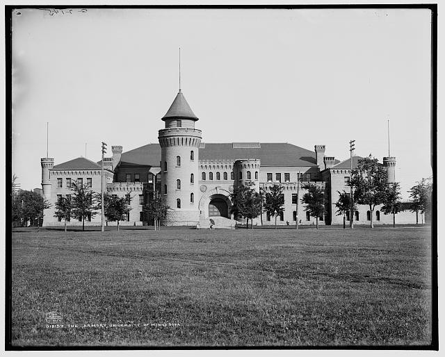Photo:Minneapolis Minnesota University of Minnesota Armory 1900s Building