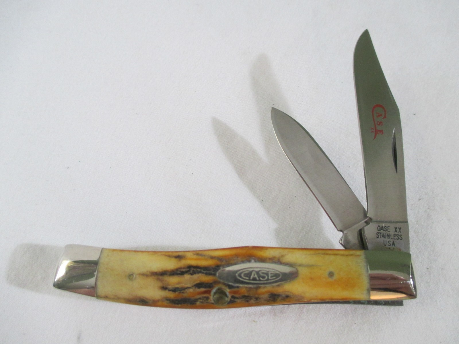 Vintage Case XX 1978 Red Case Letter Stag Serpentine Medium Jack Knife SS 52032