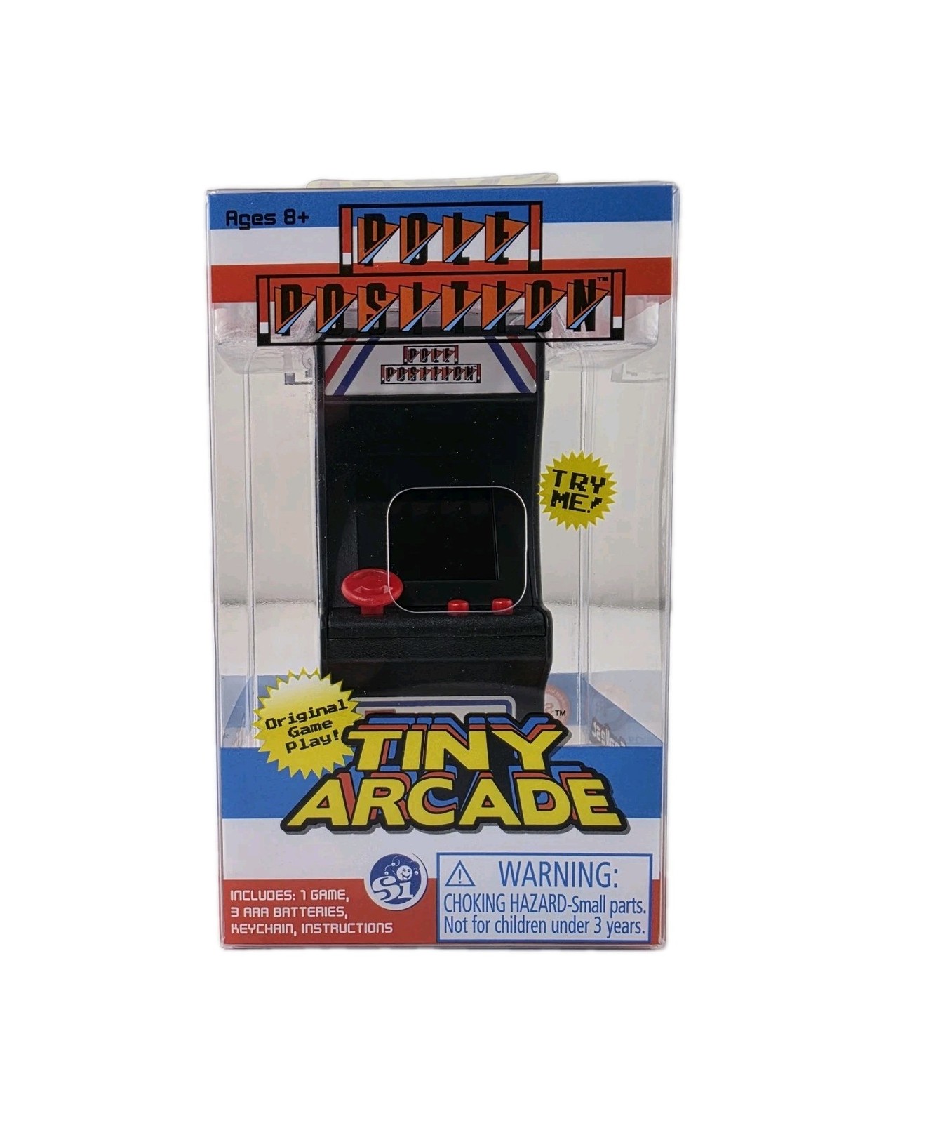 POLE POSITION Tiny Arcade Game Retro Mini Electronic Keychain Super Impulse 