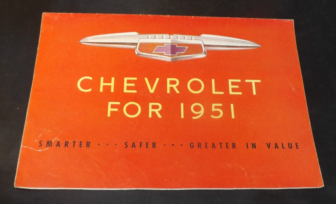 1951 Chevrolet Sales Brochure - Vintage - 1950 printing