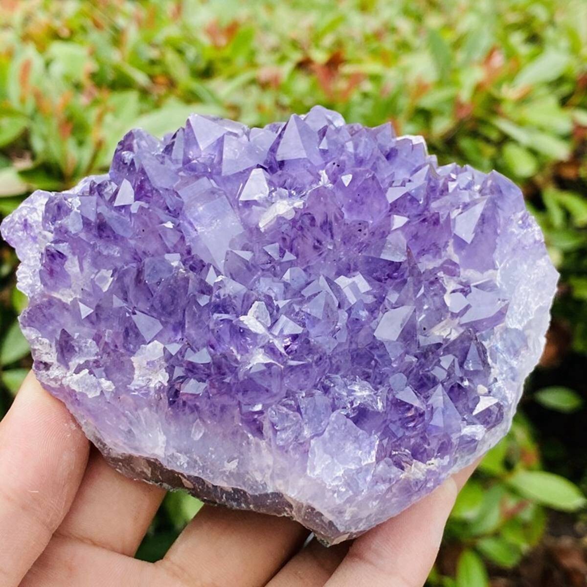 601g Natural Amethyst Rough Stone Uruguay Amethyst Cluster Block Amethyst Hole 601g Natural Amethyst Rough Stone Uruguay Amethyst Cluster Block Amethyst Hole