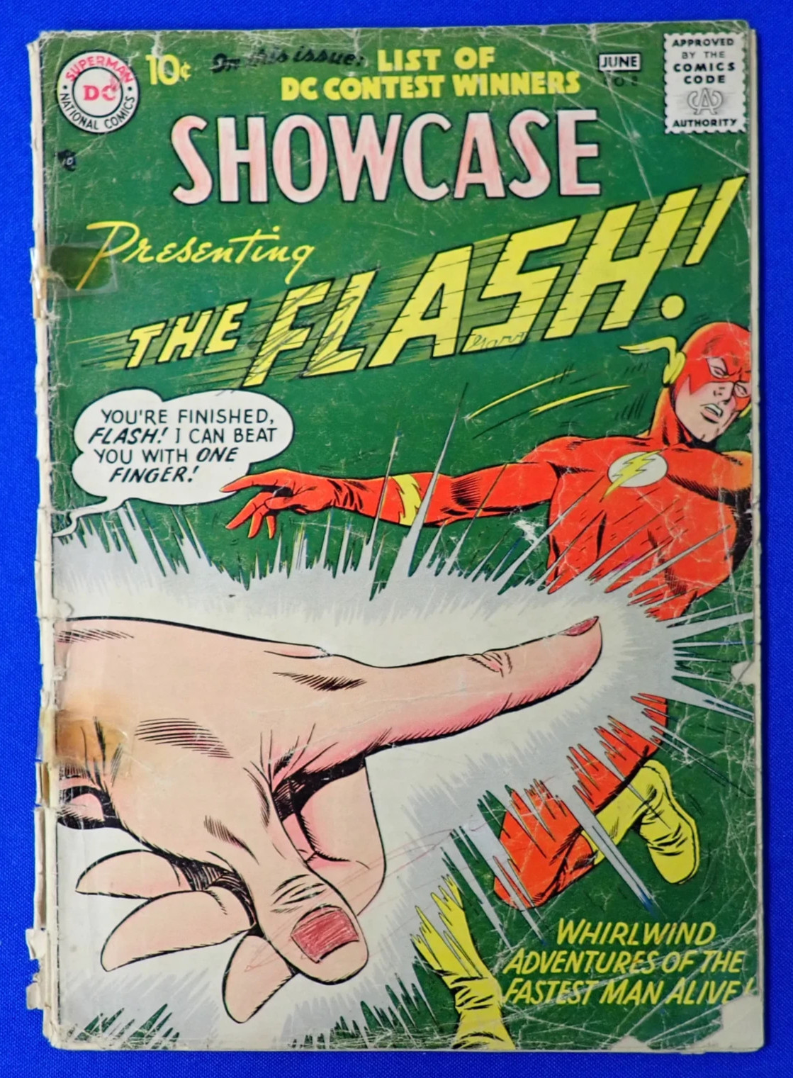 Showcase #8 FR DC 1957 KEY The Flash Barry Allen Silver Age Carmine Infantino