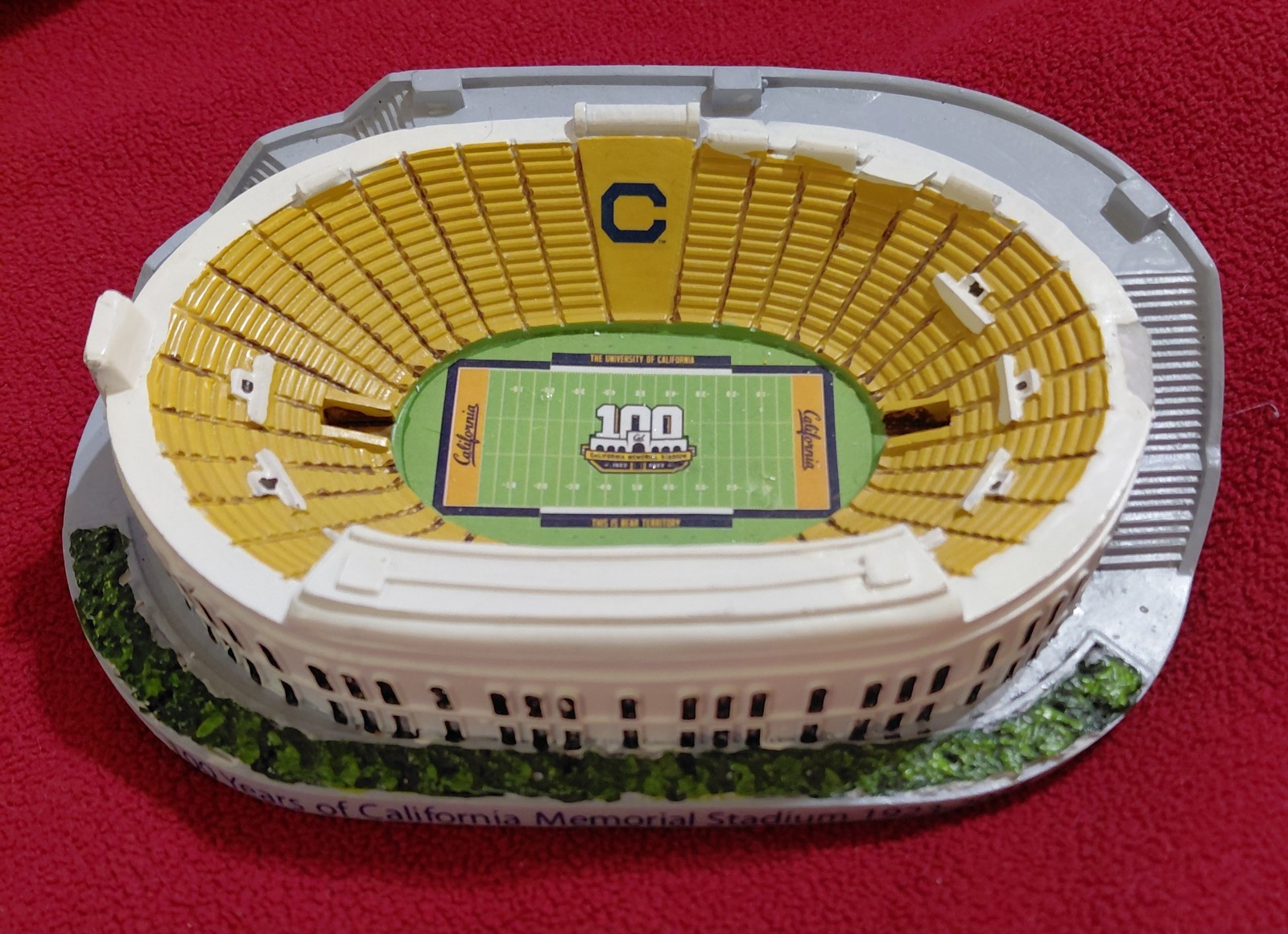 UC Berkeley California Memorial Stadium Replica 100th Anniversary 1923-2023