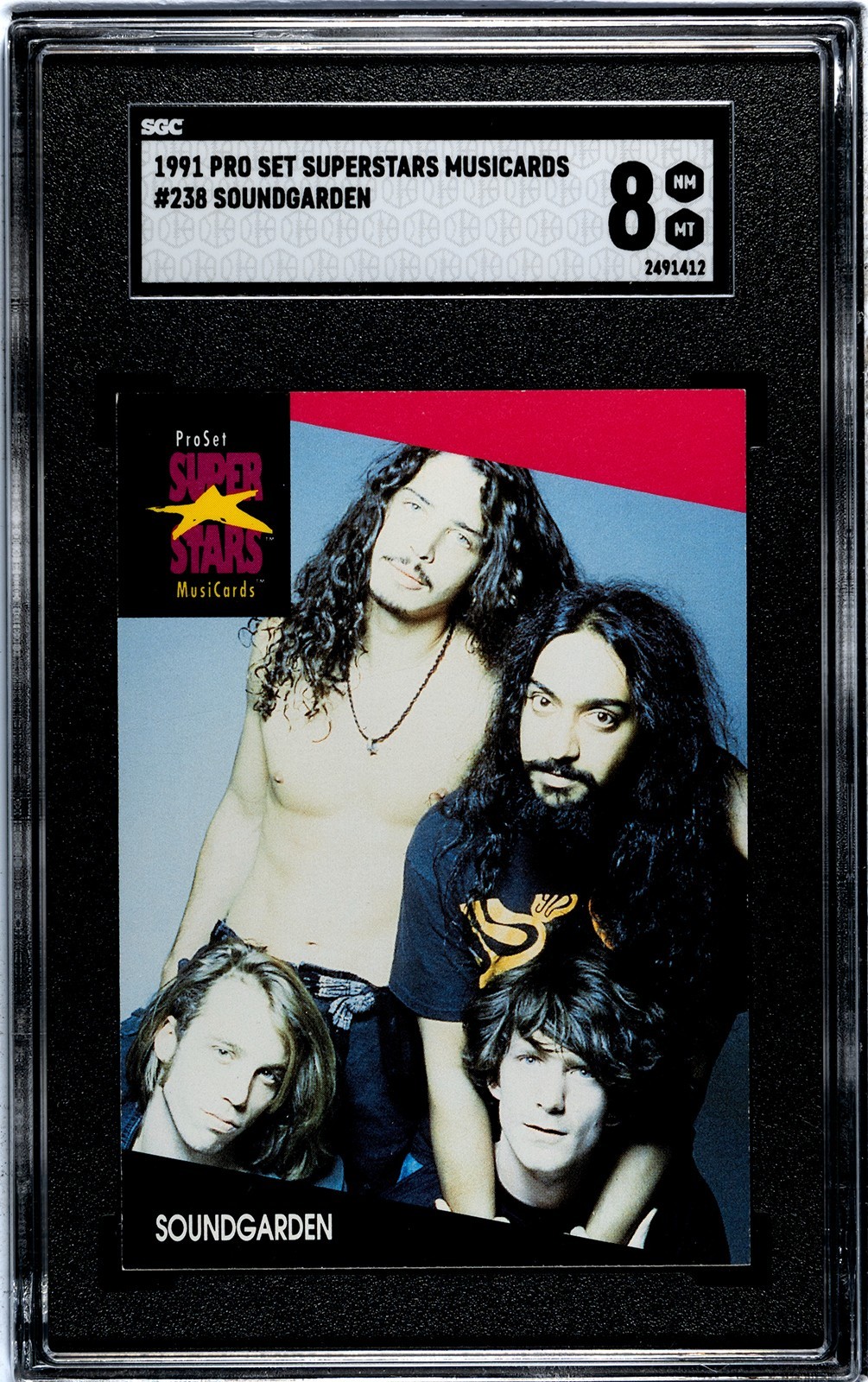 Soundgarden 1991 Pro Set Musicards RC #238 SGC 8 NMMT