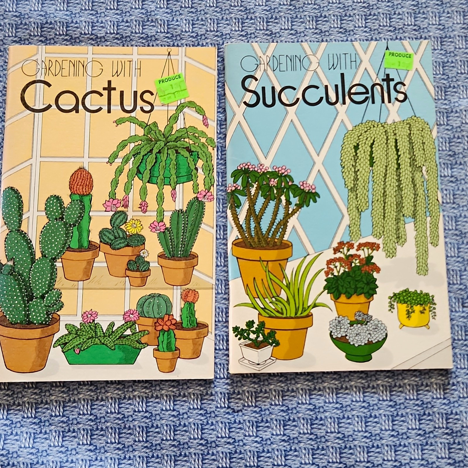Potpourri Press Lot of 2 Booklets Gardening With Cactus & Succulents