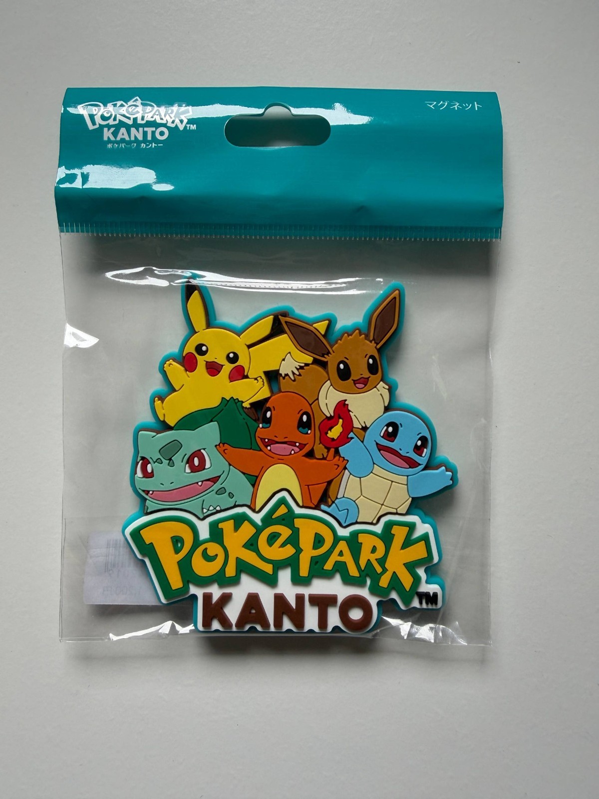 PokéPark Kanto Magnet Logo Pikachu Eevee Kanto Starter Japan Exclusive New