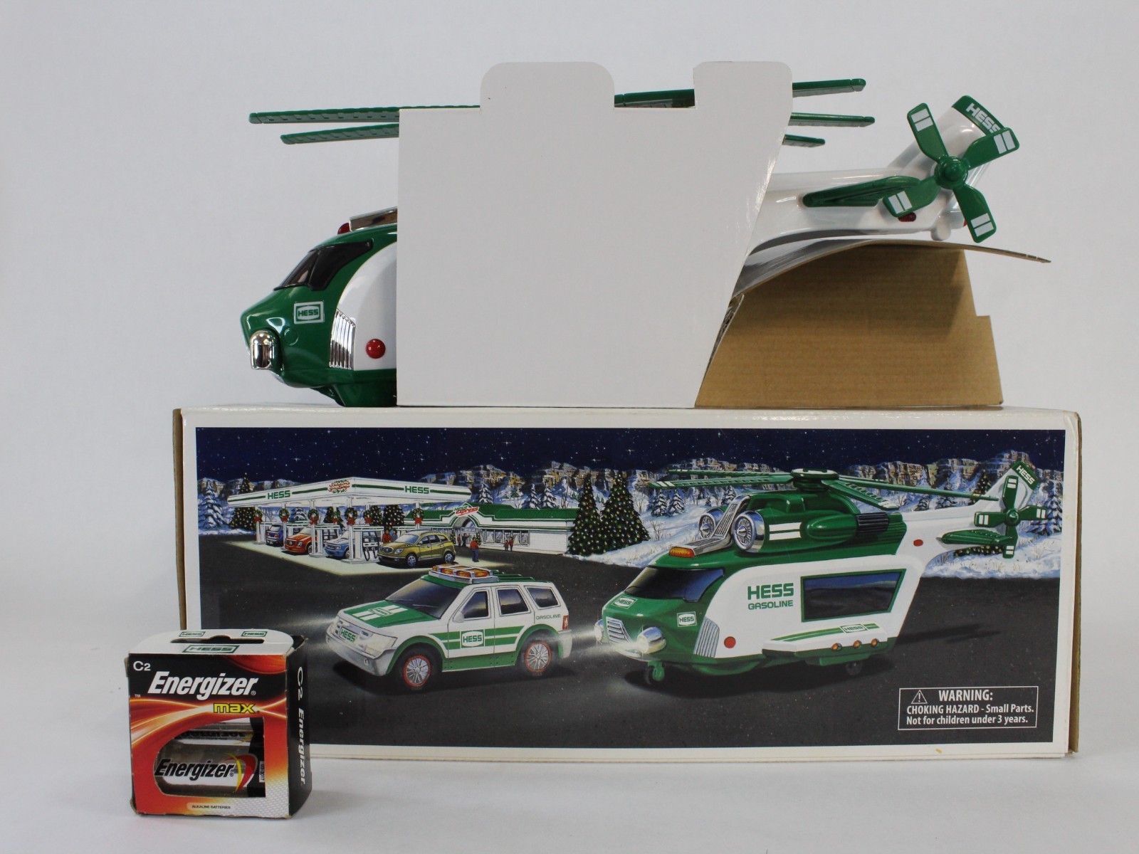 New 2012 Hess Helicopter and Rescue Toy Set Boxed Complete With Batteries