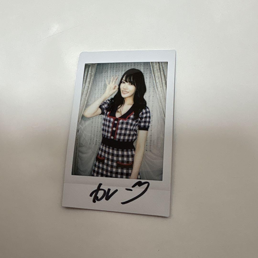 Karen Kaede Auto Autographed Signed Cheki Photo Japan