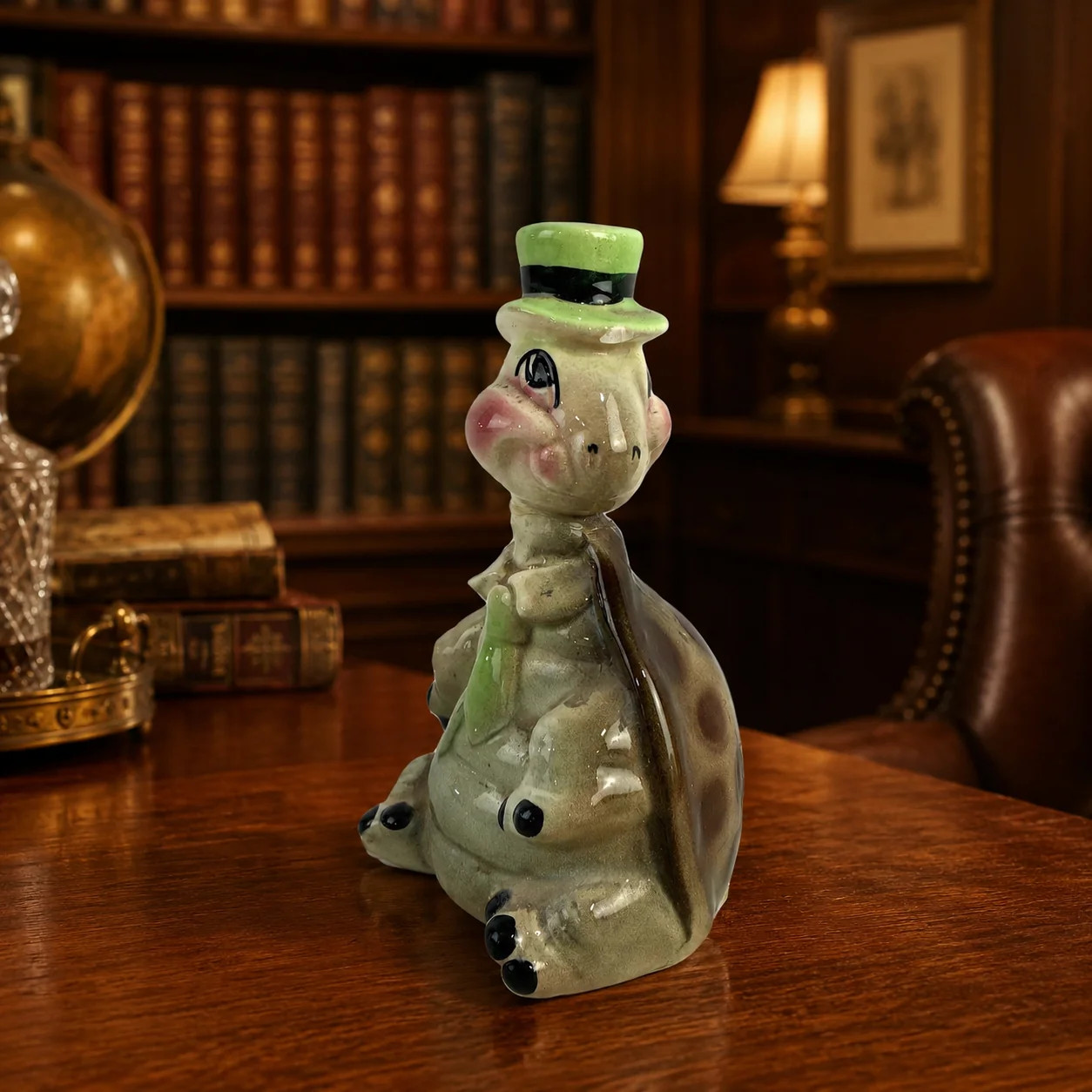 1950s–1960s Decorative Turtle Shaker Figure