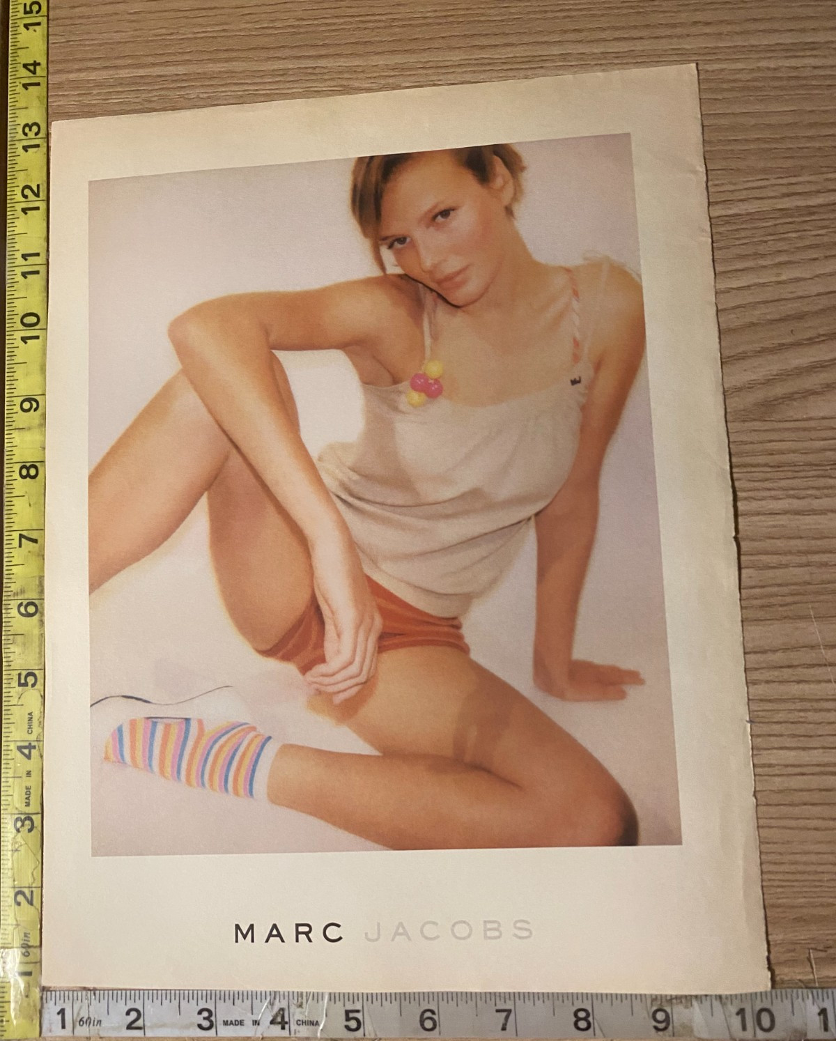 Marc Jacobs 2 pg. 2001 Vintage Fashions Print Advertisement