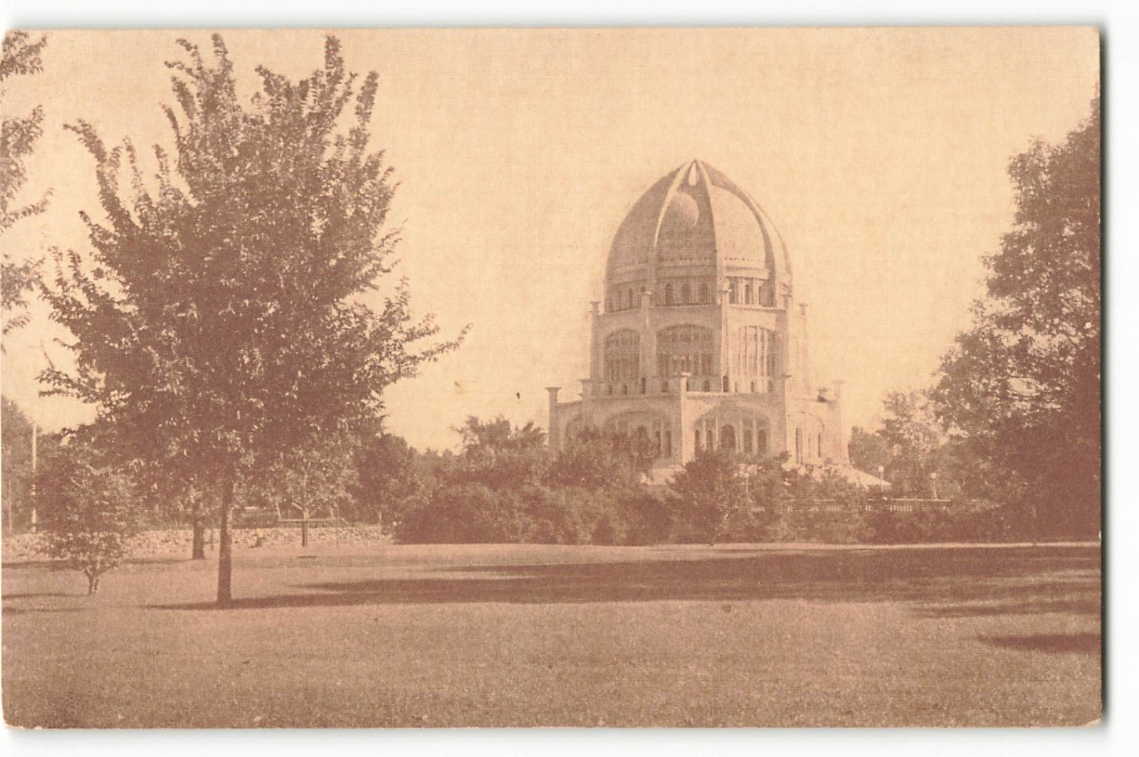 1950 Baha'i Centenary 1844-1944 in Wilmette, IIIinois VTG Postcard KAY2.