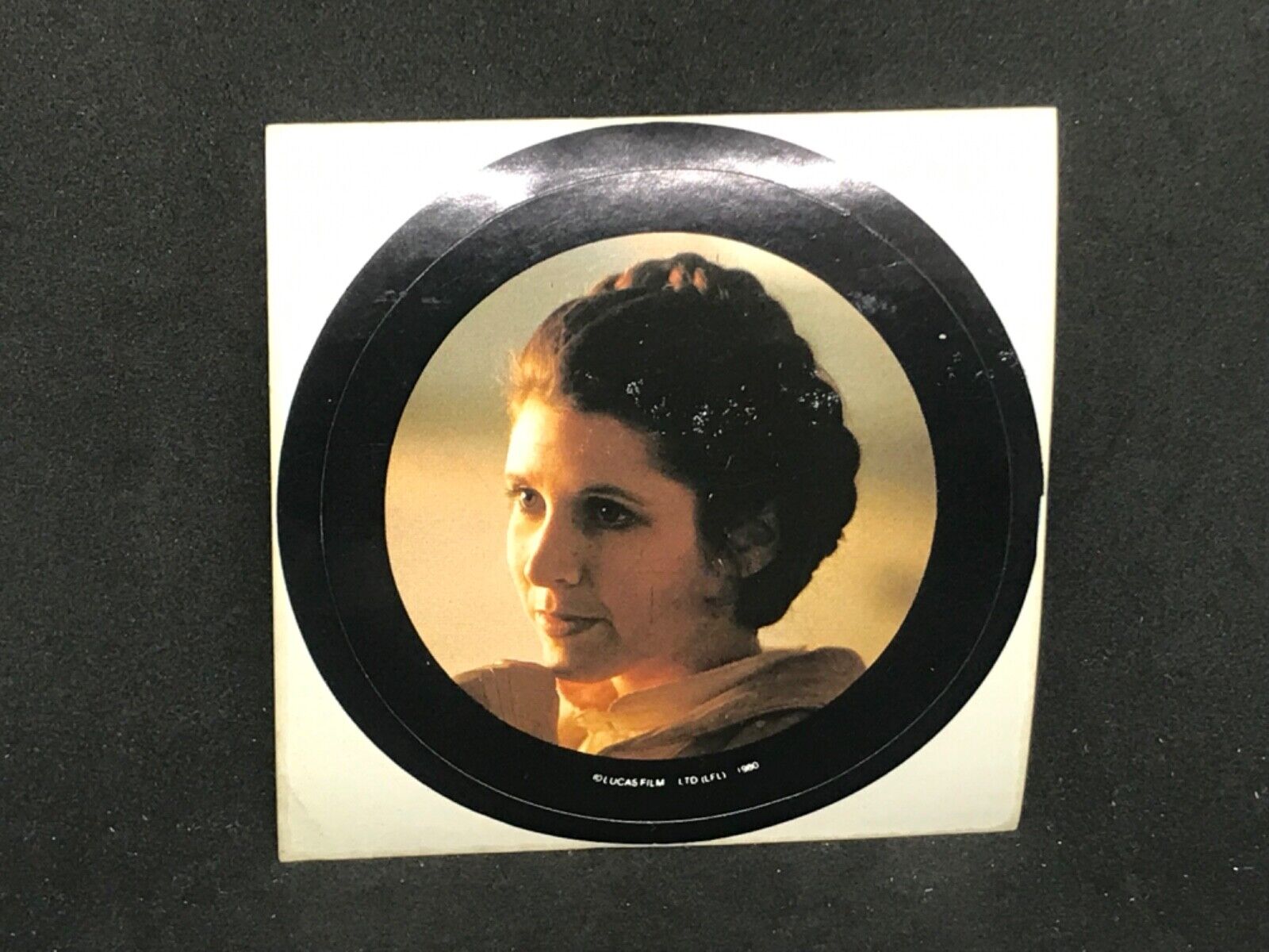 Irvine\'s (NZ) Twinkies sticker: Star Wars Empire Strikes Back Leia on Hoth rare