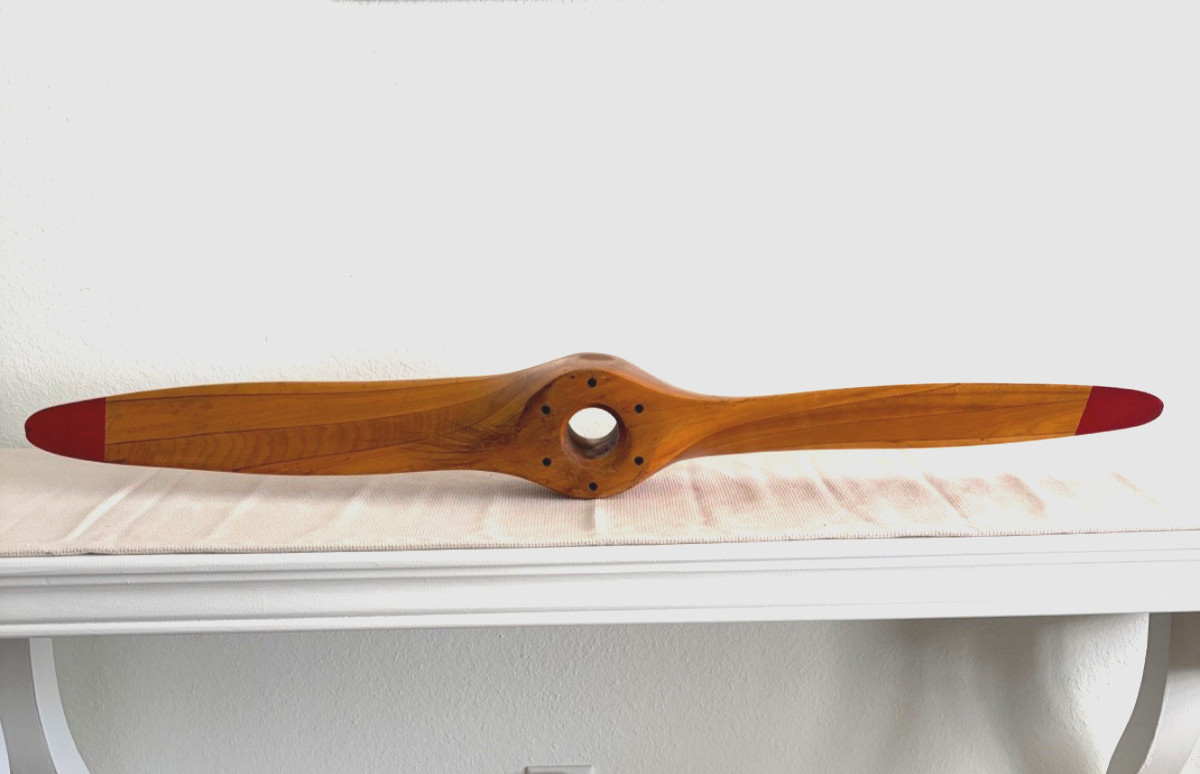 Vintage WWII Anti-Aircraft Target Drone Wooden Propeller 44