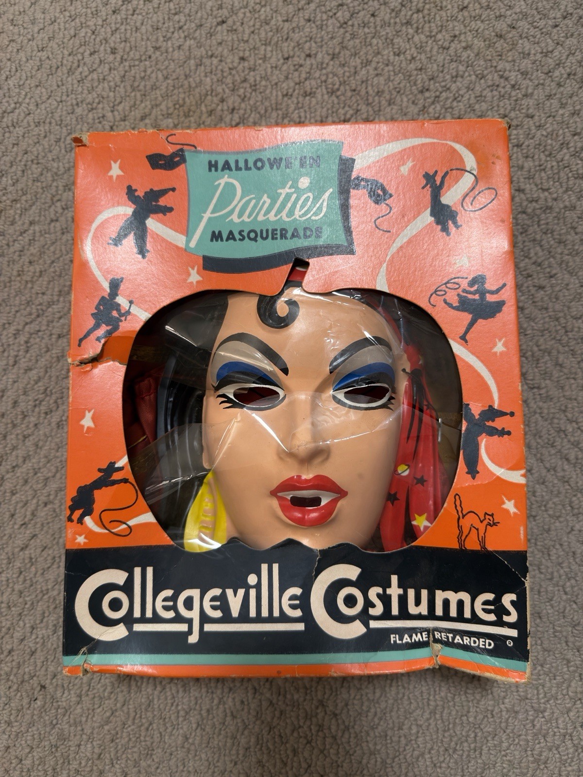 VTG 50-60s Collegeville Halloween Costume \