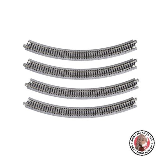 KATO N Gauge Curved Track R315-45° Set of 4 20-120 Model Railroad Supplies KATO N Gauge Curved Track R315-45° Set of 4 20-120 Model Railroad Supplies