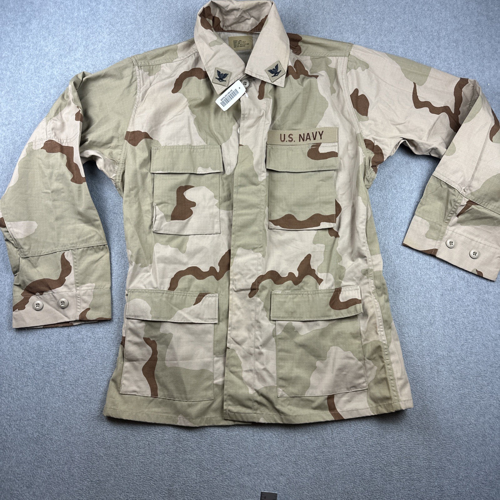 Vintage Genuine Desert Camouflage US Marines Jacket Coat SZ MED Long NWT READ Vintage Genuine Desert Camouflage US Marines Jacket Coat SZ MED Long NWT READ