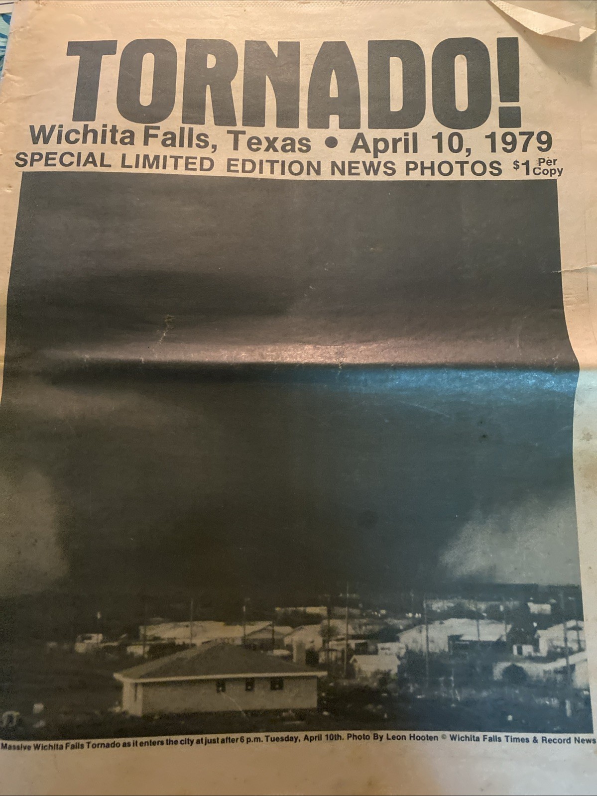 Newspaper Wichita Falls,Tx Tornado