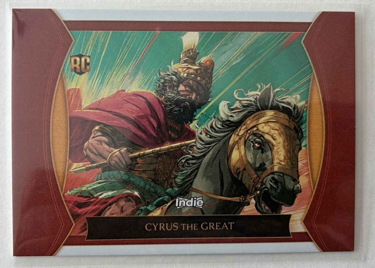 Cyrus the Great    Indie Historical Trading Cards Rookie Card   subset