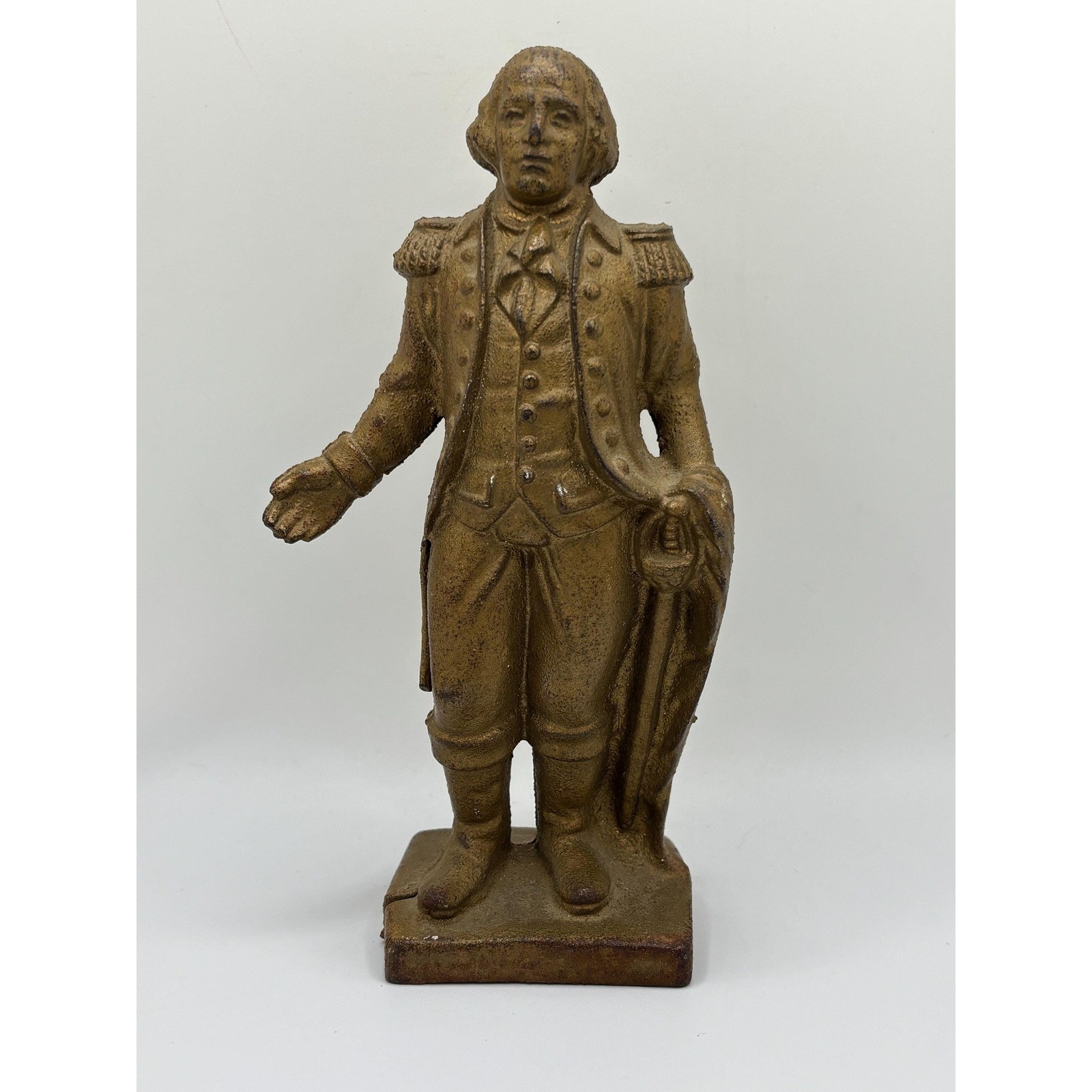 Antique Cast Metal George Washington Coin Bank Antique Cast Metal George Washington Coin Bank