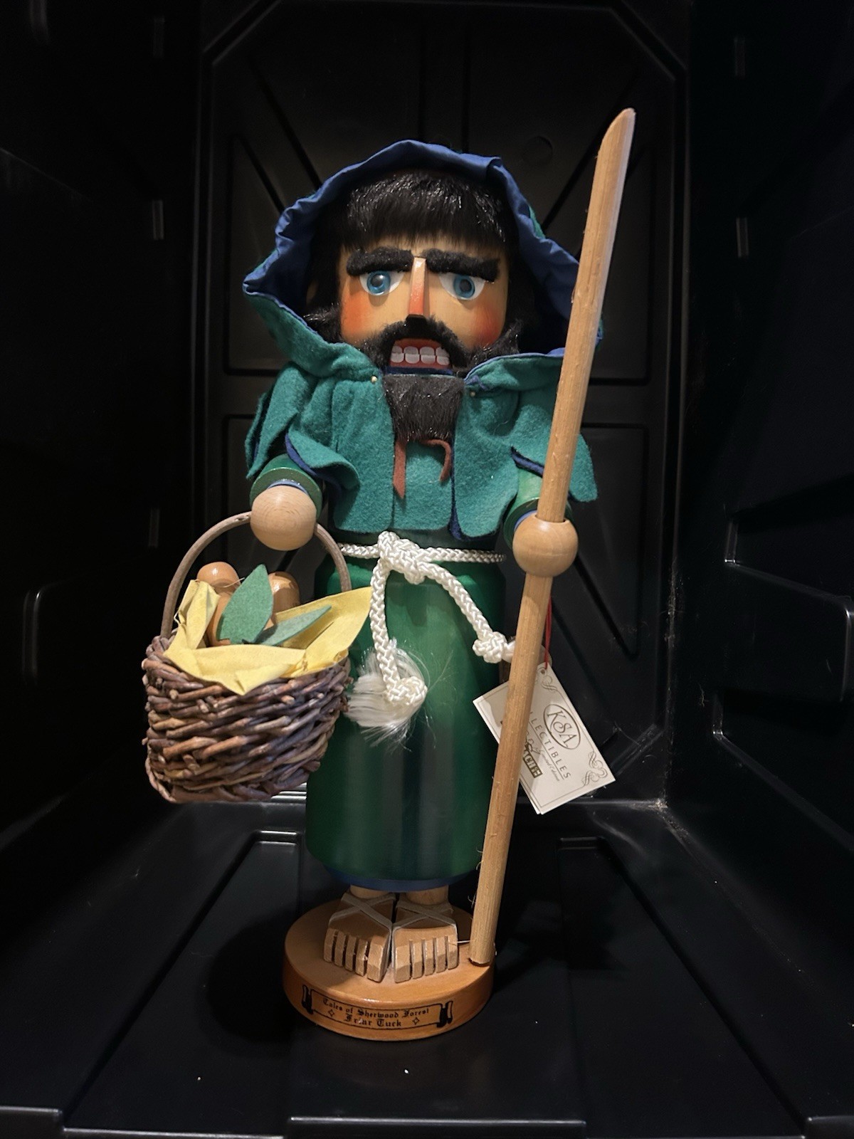 Steinbach Nutcracker Friar Tuck Germany Tag Tales of Sherwood Forest Monk