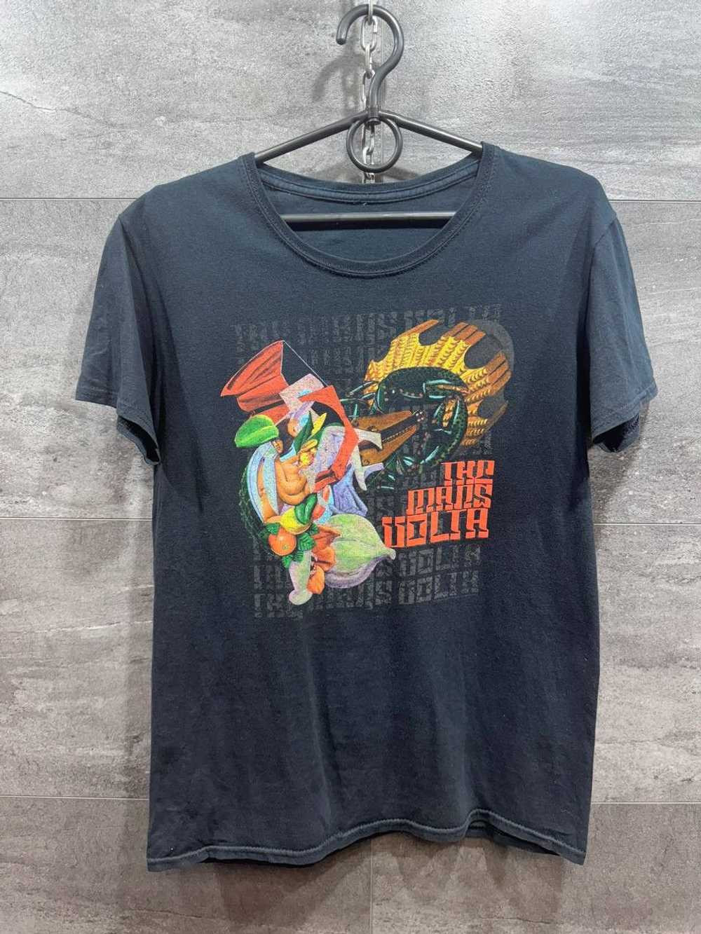 Vtg The Mars Volta Band Short Sleeve Print Black T- Shirt S-5X92