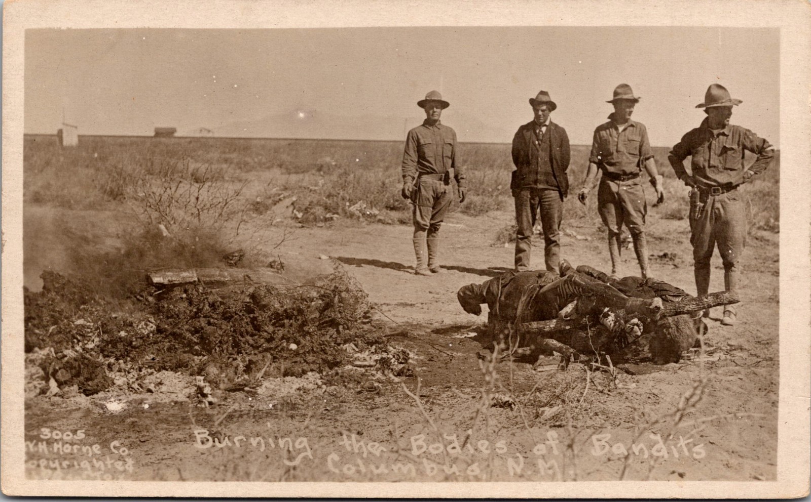 1914 Mint US Invasion Mexico Columbus New Mexico NM RPPC Postcard