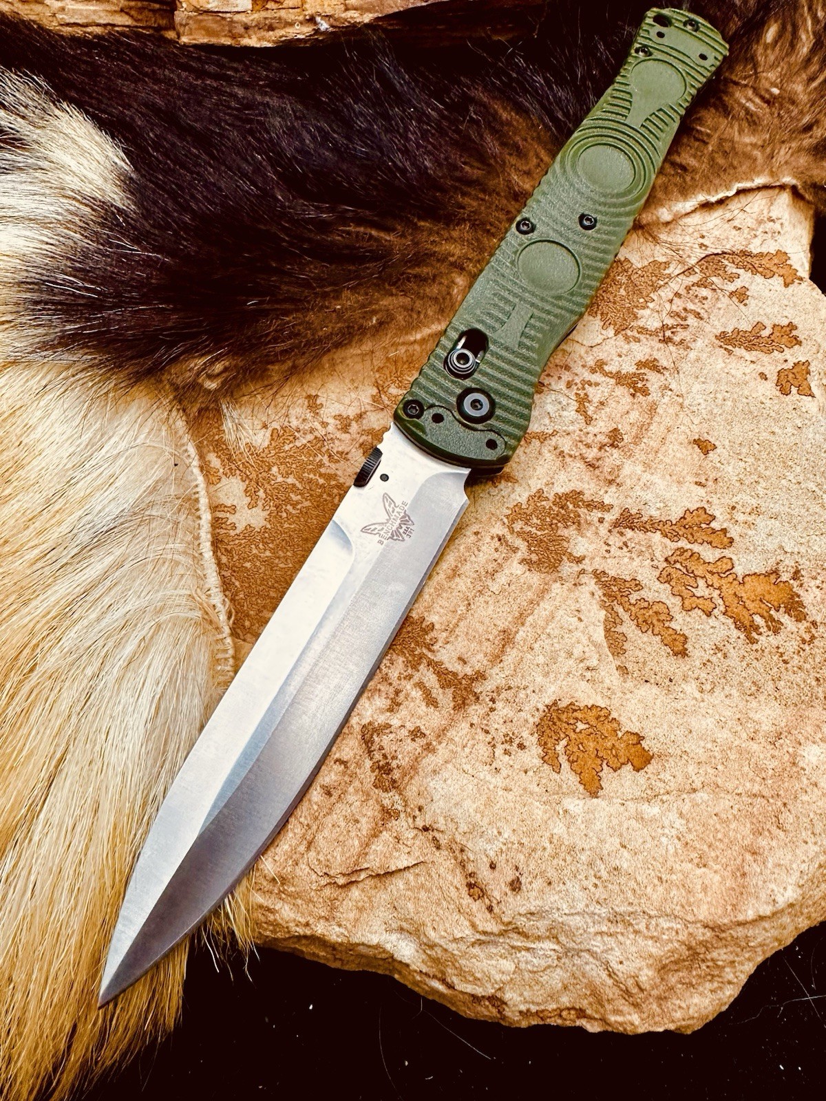 RARE green Benchmade 390 SOCP Folder