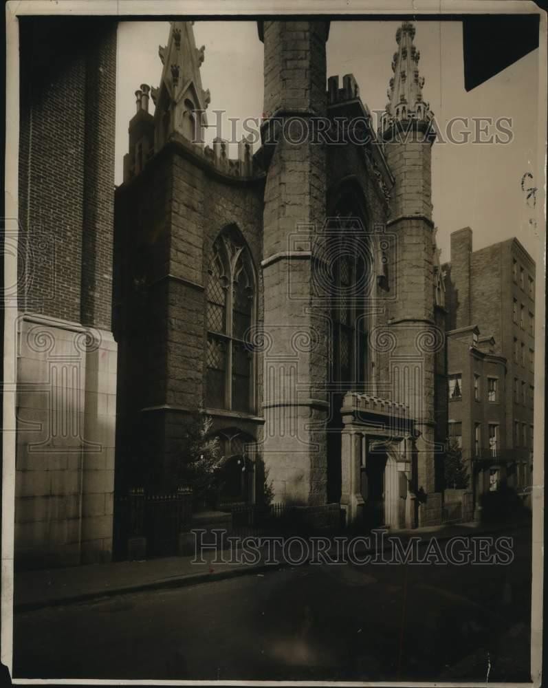 1931 Press Photo exterior view of First Methodist Episcopal Church, Boston