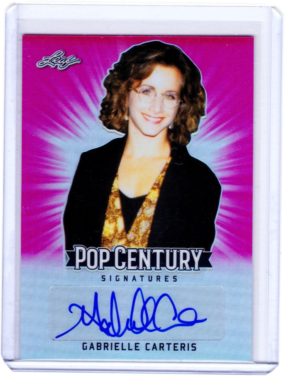 Gabrielle Carteris 2018 Leaf Metal Pop Century Auto Card /20 Bevery Hills 90210