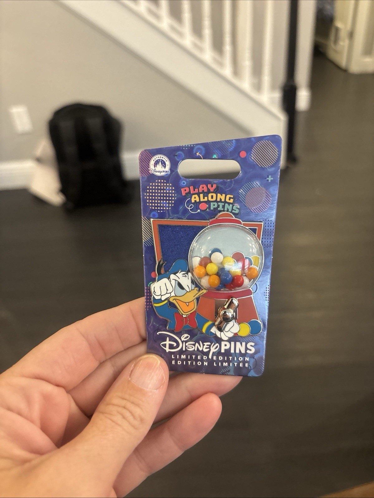 Disney Play Along Pins Donald Duck Gumball Machine LE 2026 Pin