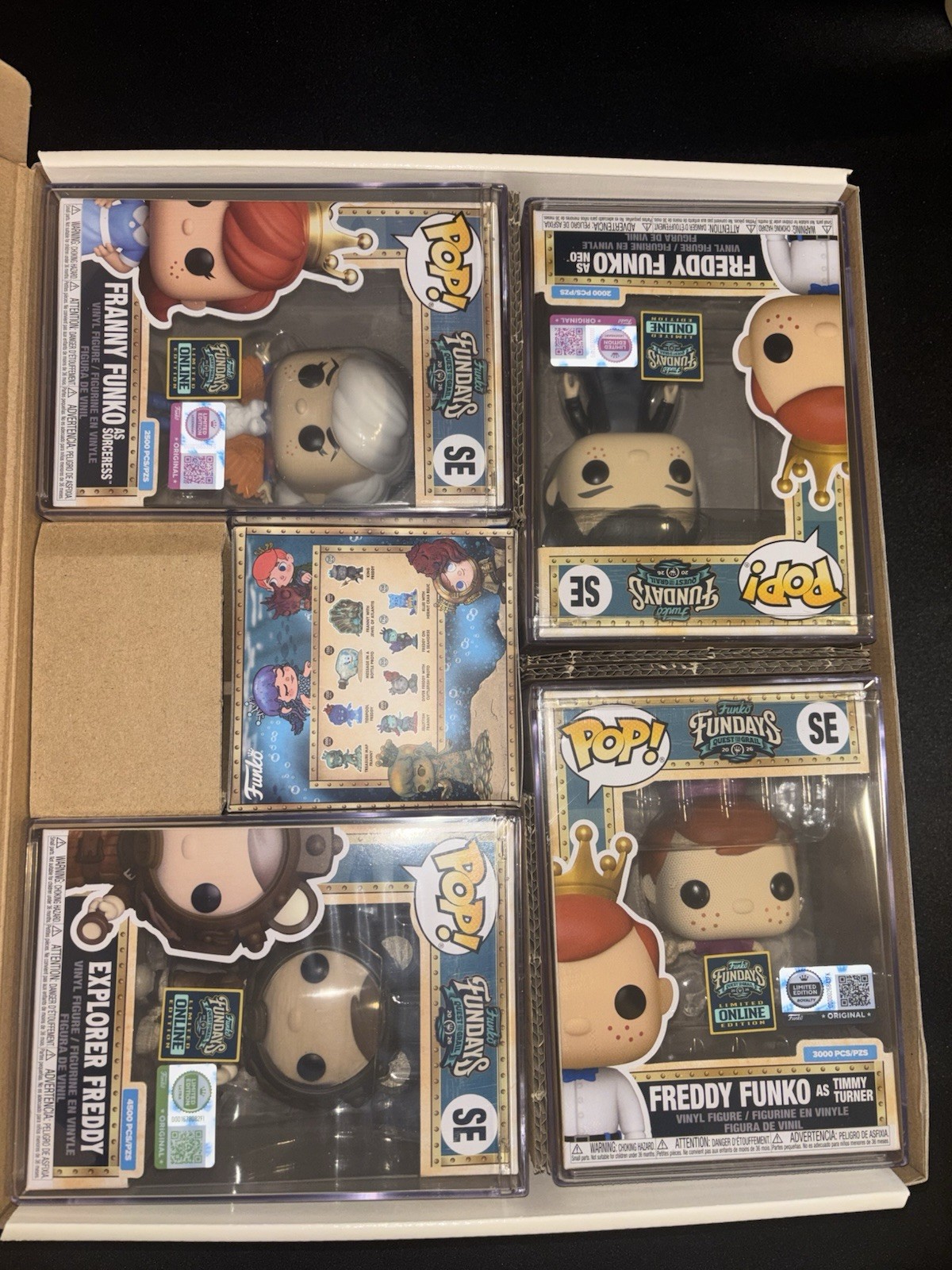 Funko FunDays Exclusive Freddy Funko Pop Vinyl Box of Fun Set 2026 95315