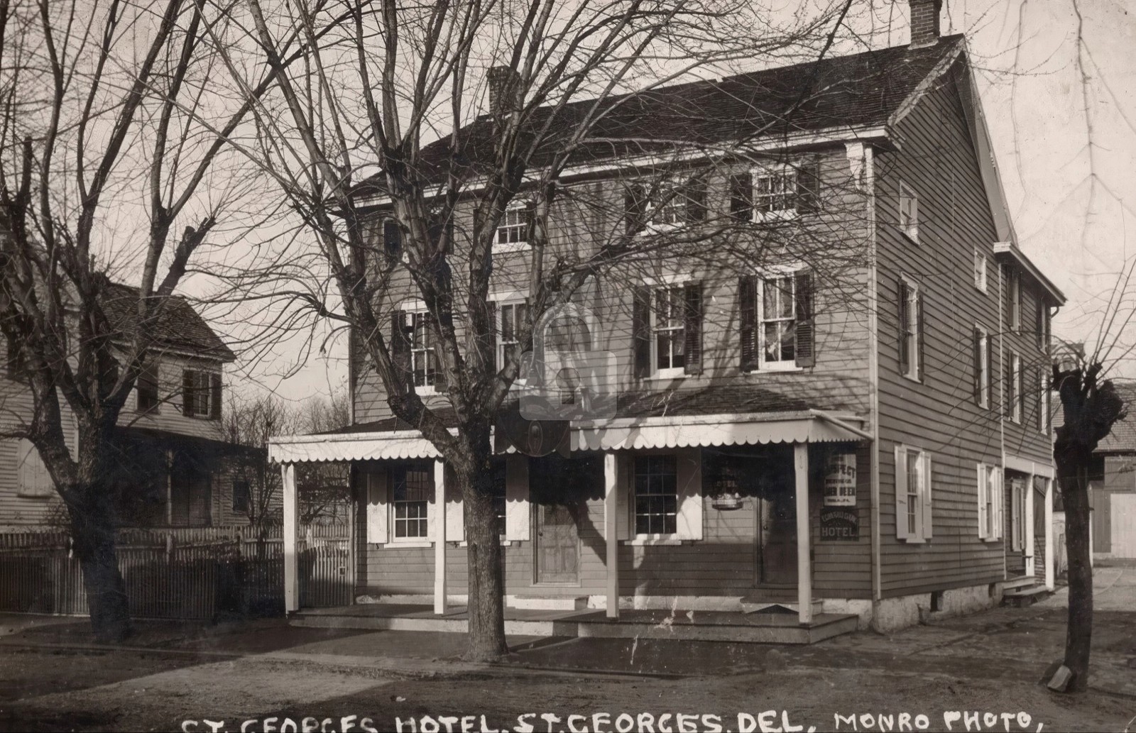 1910 St. Georges Hotel St. Georges Delaware Monro RPPC Photo Postcard COPY 1910 St. Georges Hotel St. Georges Delaware Monro RPPC Photo Postcard COPY