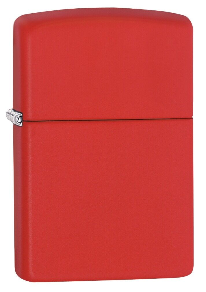 Zippo Classic Red Matte Windproof Pocket Lighter, 233