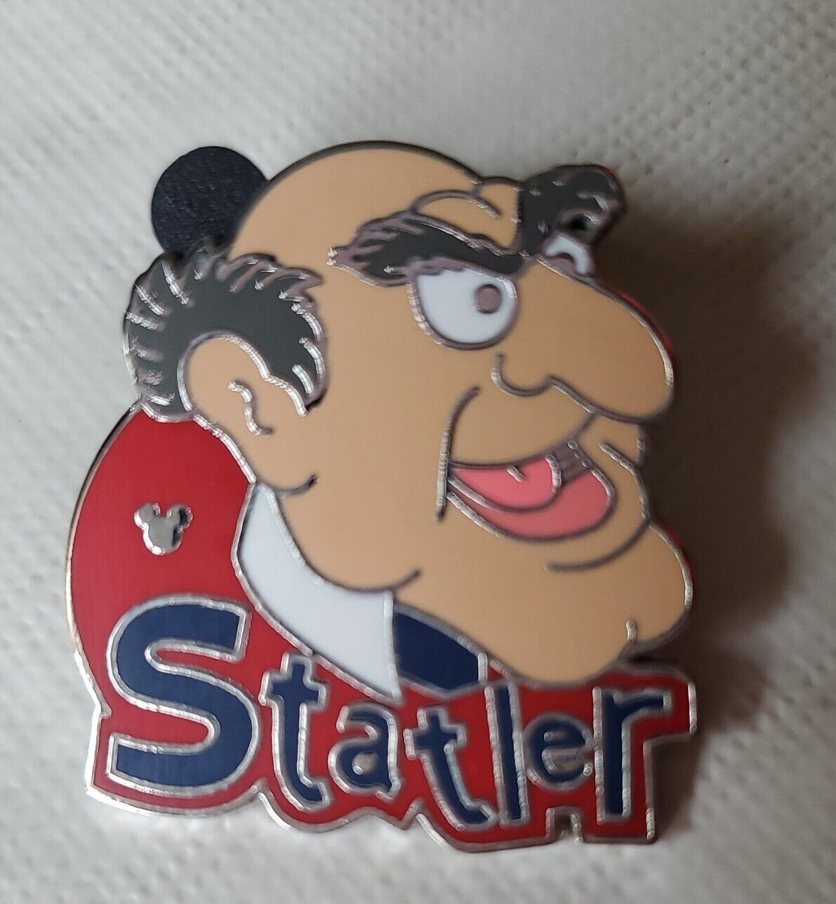 2006 Disney Muppets Statler Hidden Mickey 4 Of 5 Trading Pin