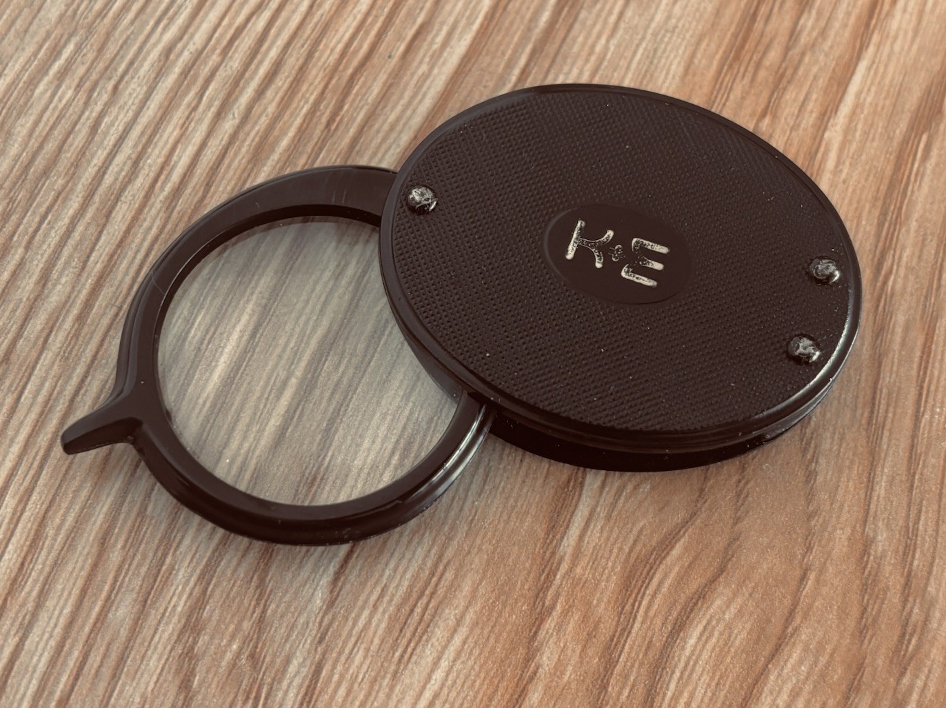 Vintage Keuffel & Esser K&E Folding Pocket Magnifying Glass 3x Loupe USA