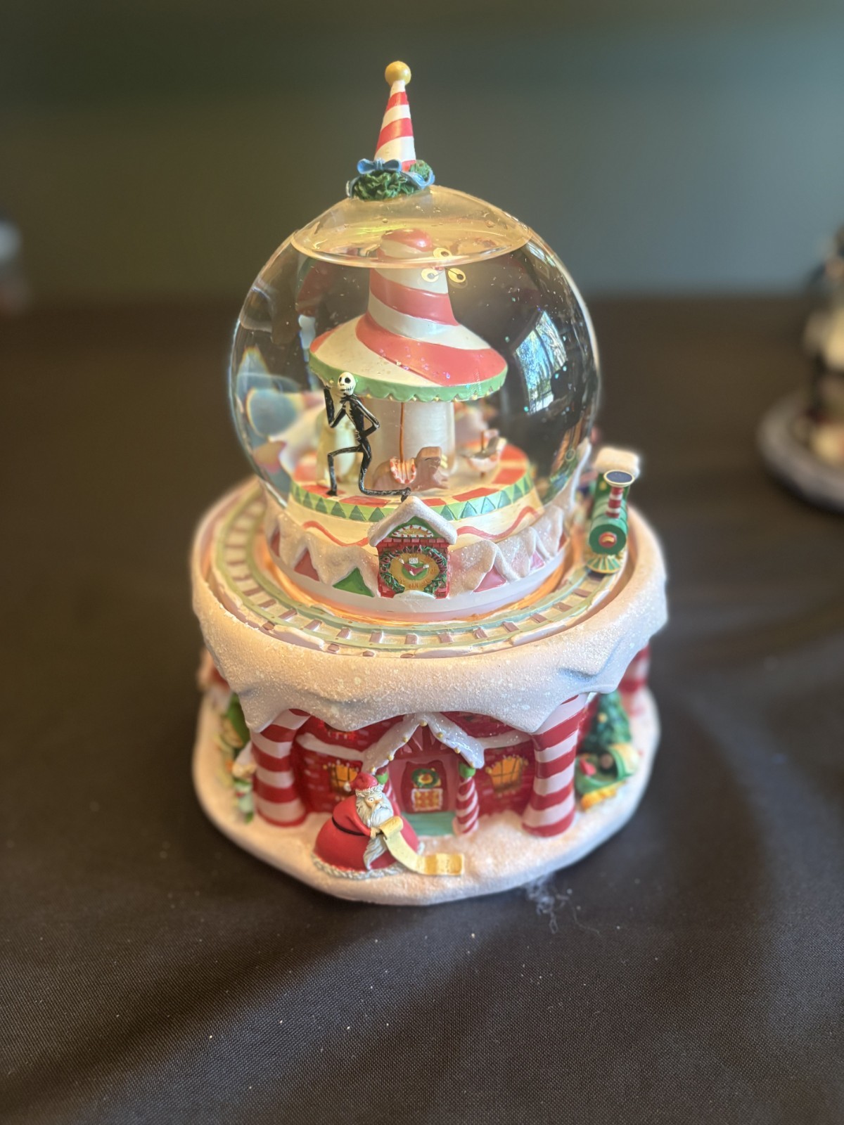 Nightmare Before Christmas Snow Globe Functional Retired Disney