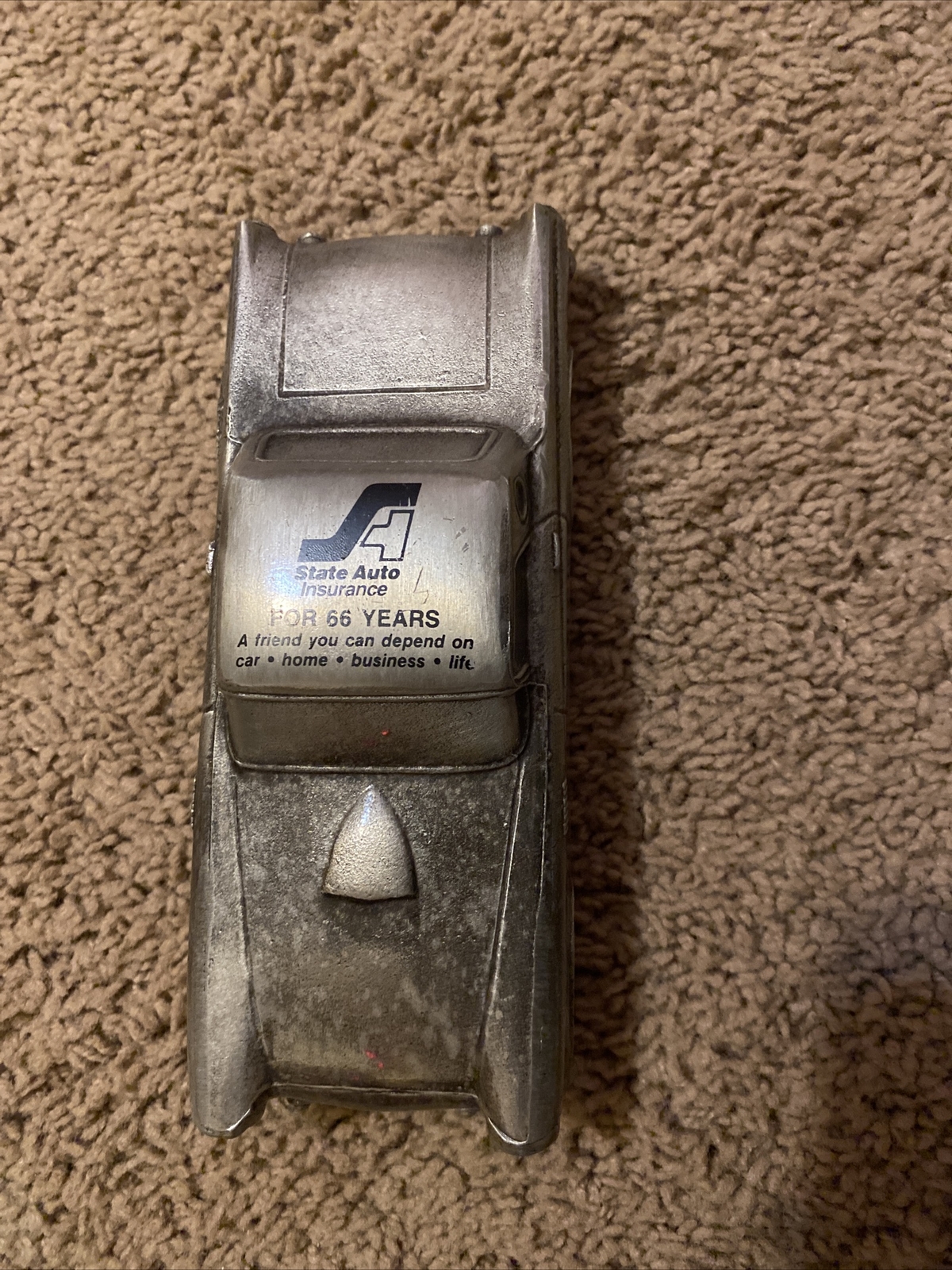 Vintage Banthrico Car Bank T-Bird Vintage State Auto Insurance