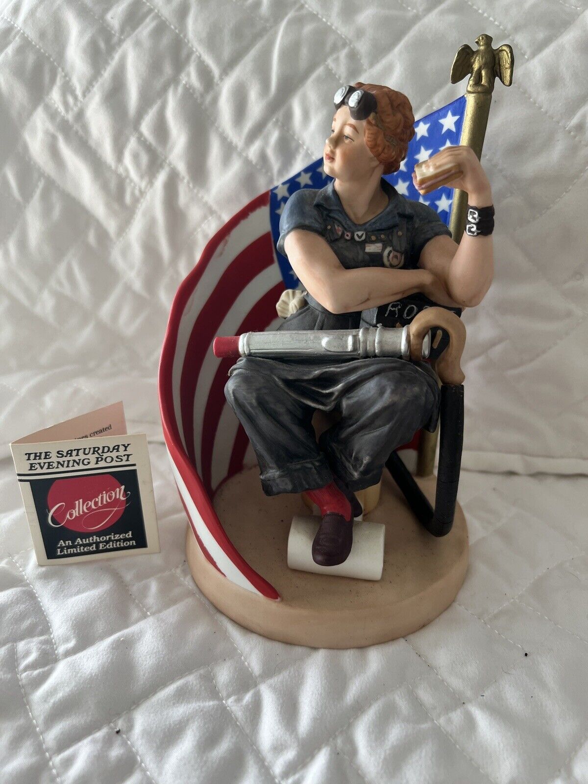Norman Rockwell Rosie The Riveter Figurine